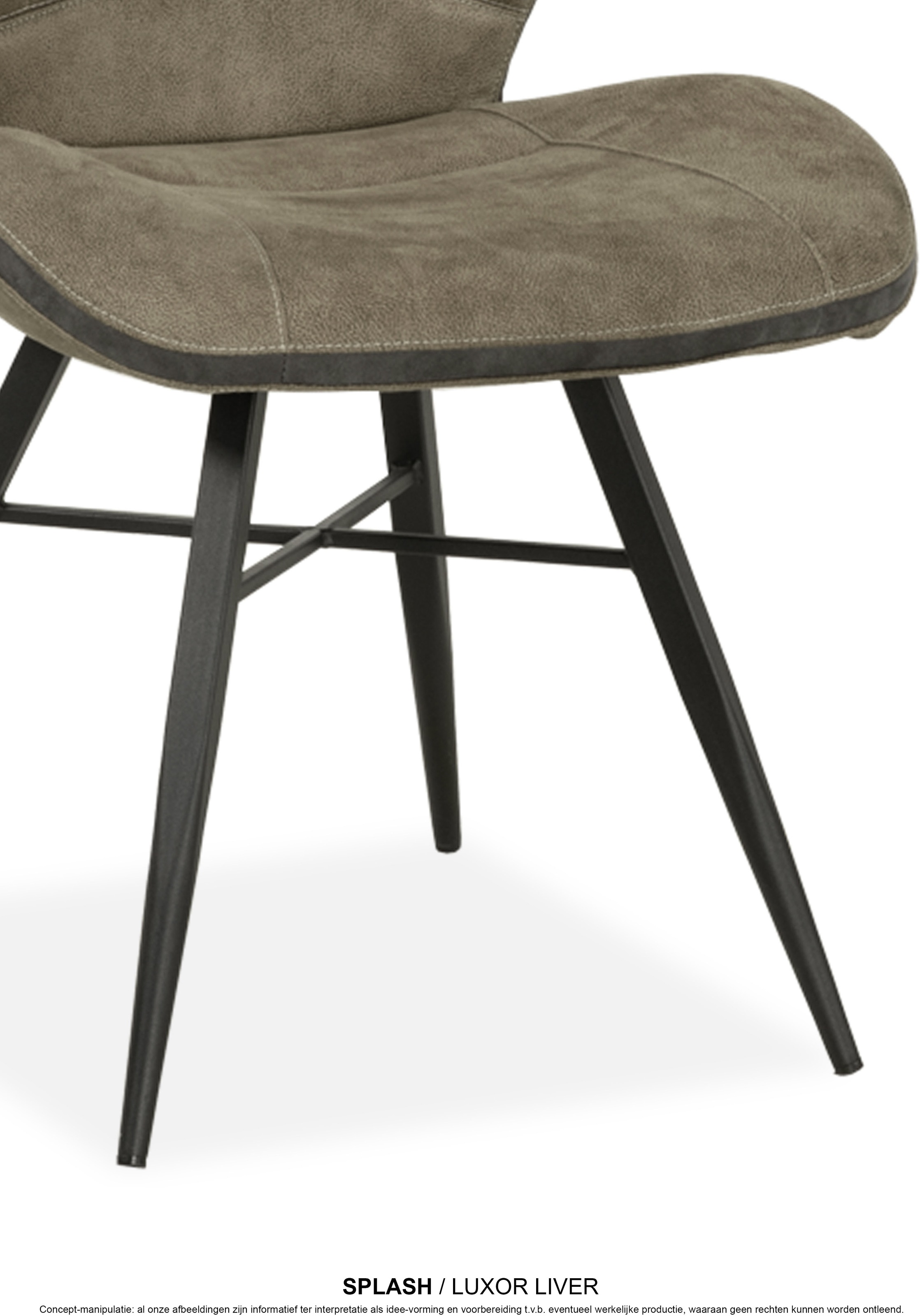 OMG Design Esszimmerstuhl »Splash« (Set) 2 Stk.Esszimmerstuhl, pflegeleichter Bezug, mit Handgriff