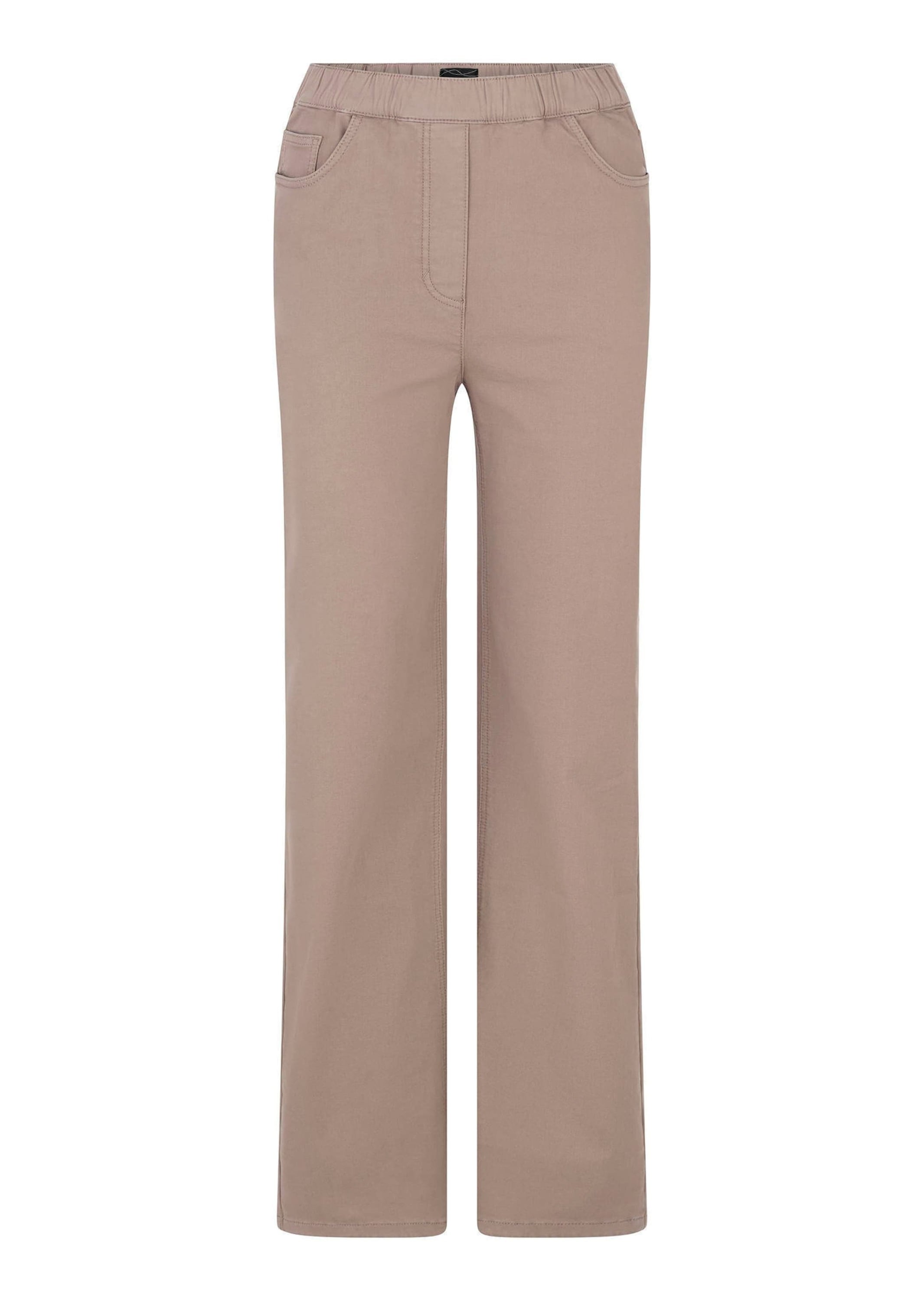 GOLDNER Stretch-Jeans "Kurzgröße Bequeme Jeanshose VERA" runde Eingriffstaschen