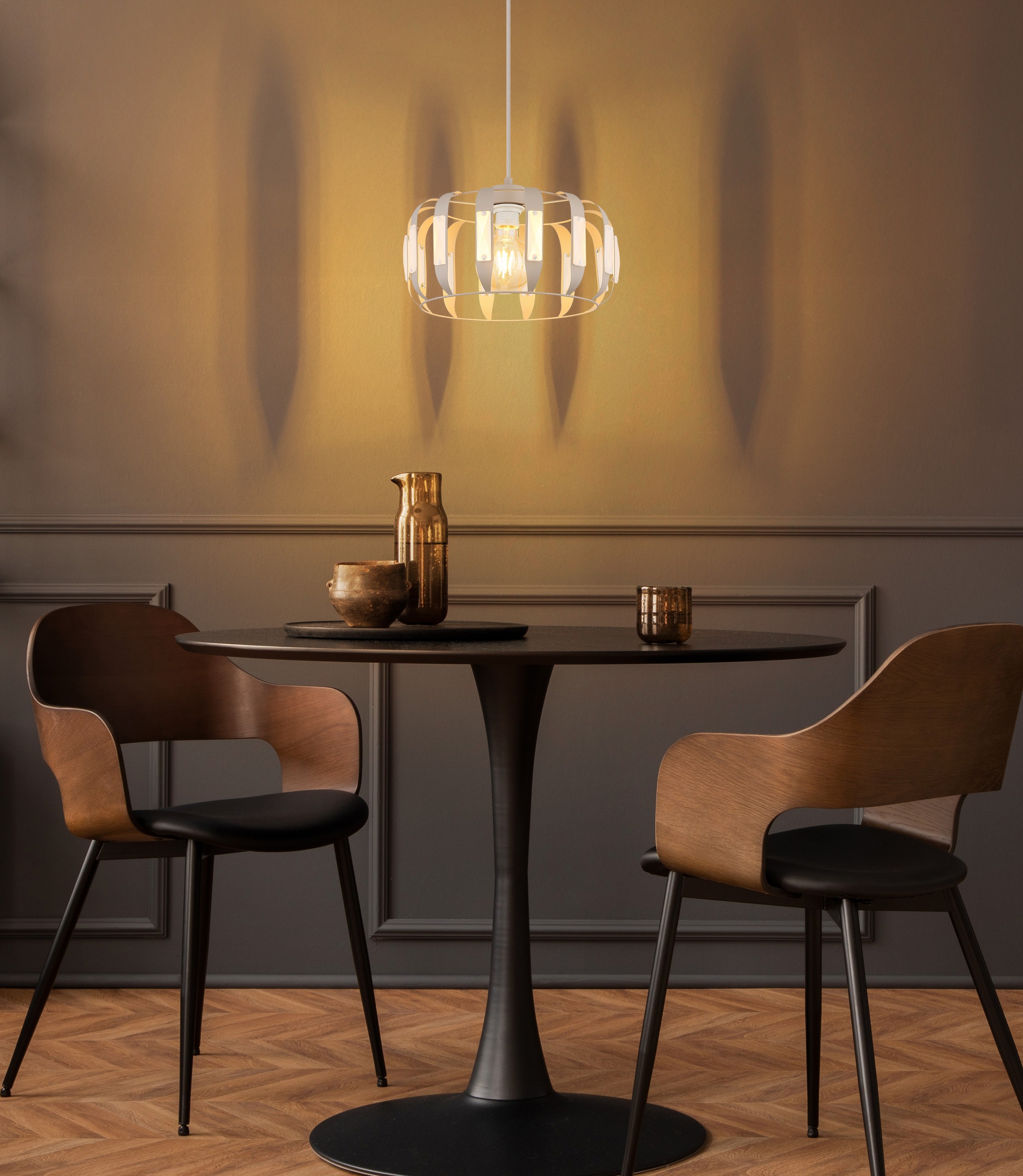 GLOBO LIGHTING Hängeleuchte »ARLEN« E27 1 Stk. Hängeleuchte mit Kristallen, elegant, edel & dekorativ