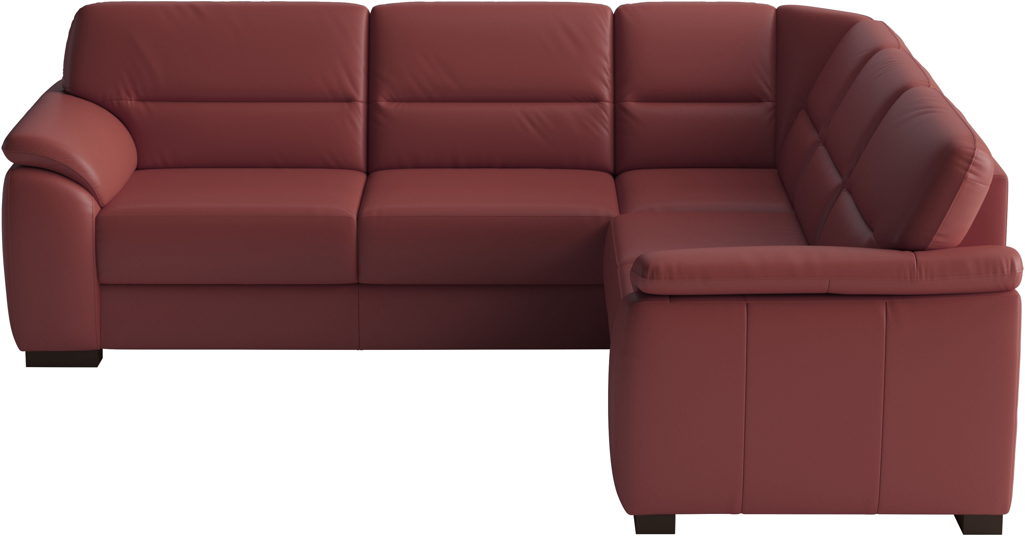 sit&more Ecksofa "Montego Leder, L-Form, B: 255cm" wahlweise mit Schlaffunktion und Schubkasten