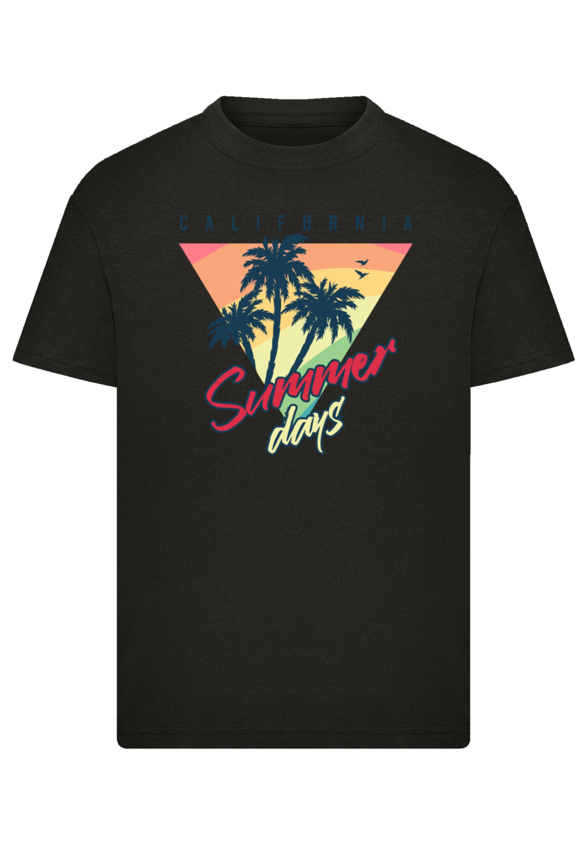 F4NT4STIC T-Shirt »California Palmen Retro«, Premium Qualität