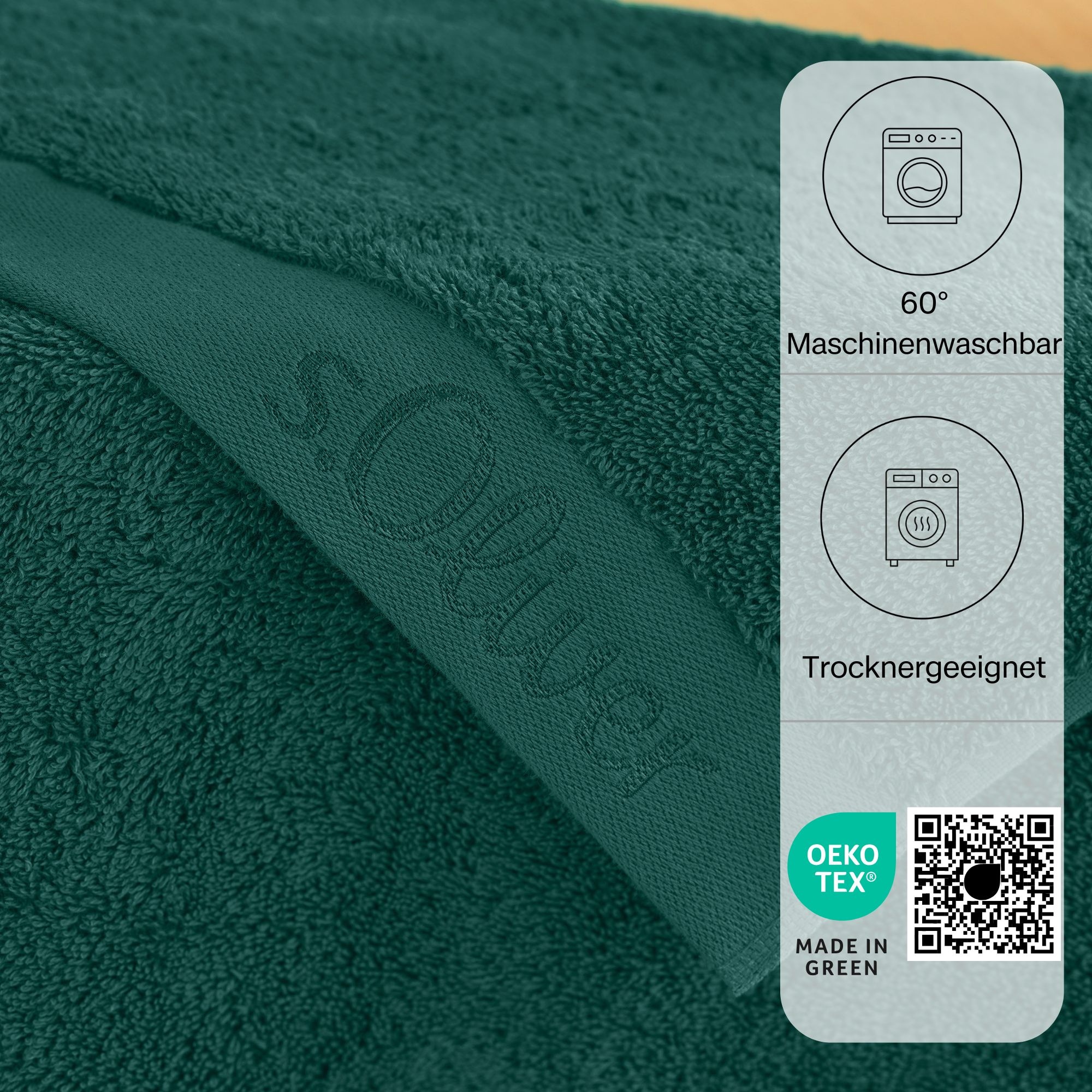 s.Oliver Handtuch Set »s.Oliver, Premium Qualität, 600 gr/m²,«, (Set, 3 St., 1 Gästetuch 30x50 cm-1 Handtuch 50x100 cm-1 Duschtuch 70x140 cm), 1 Gästetuch 30x50 cm, 1 Handtuch 50x100 cm, 1 Duschtuch 70x140 cm
