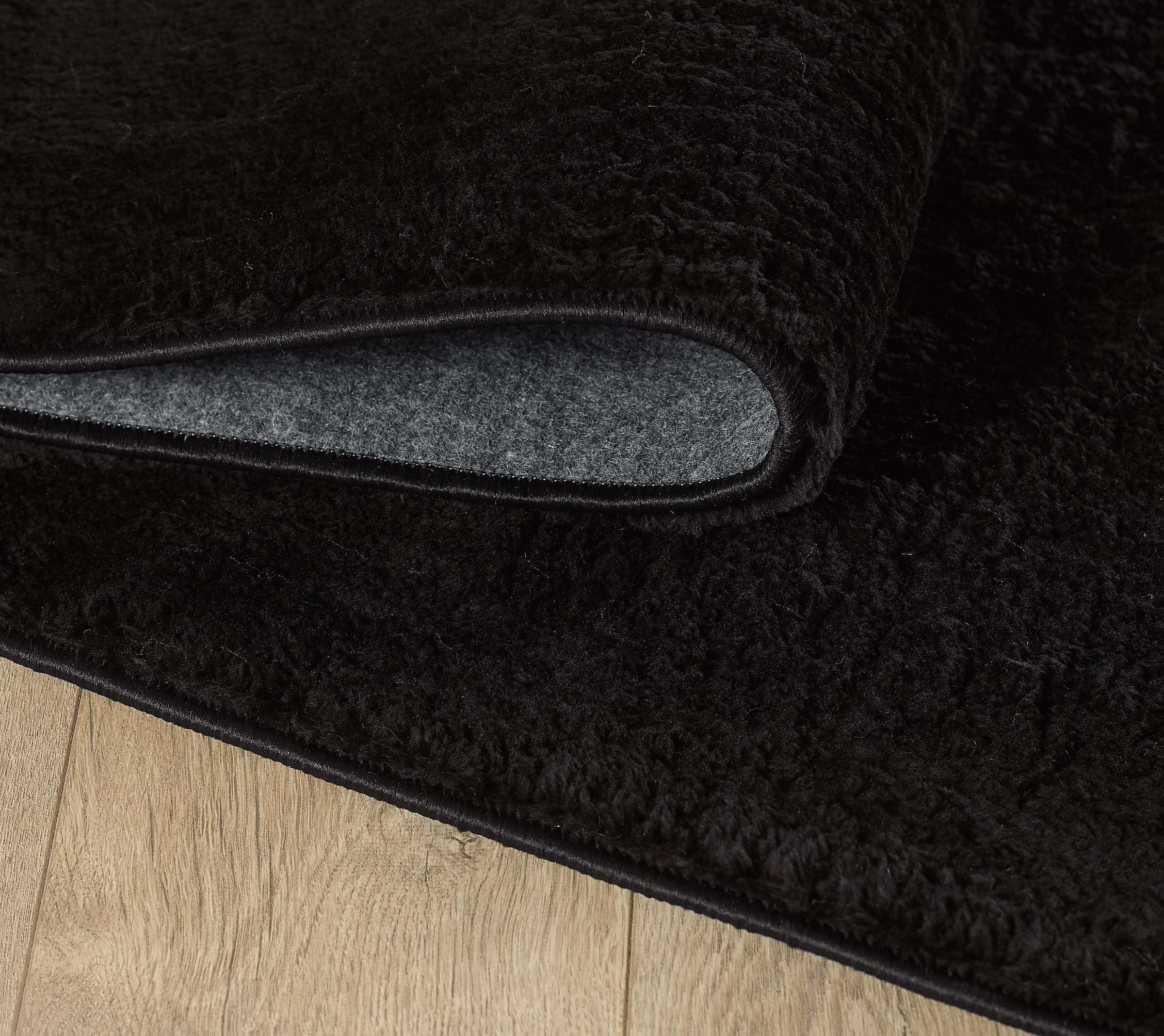 Ayyildiz Teppiche Teppich »CATWALK 2600«, rechteckig, 25 mm Höhe, Besonders weich / Soft Flor / waschbar, Kaninchenfell Haptik