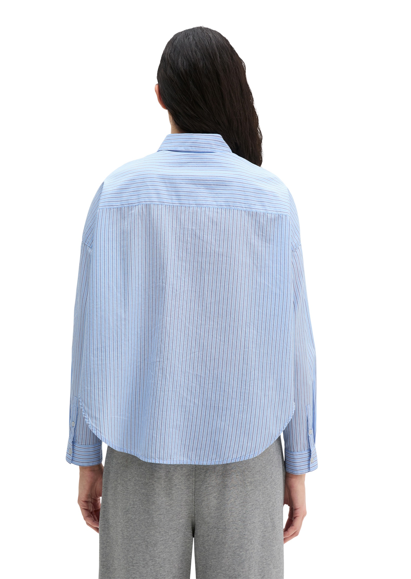 Marc O'Polo Langarmbluse »aus Baumwoll-Chambray«