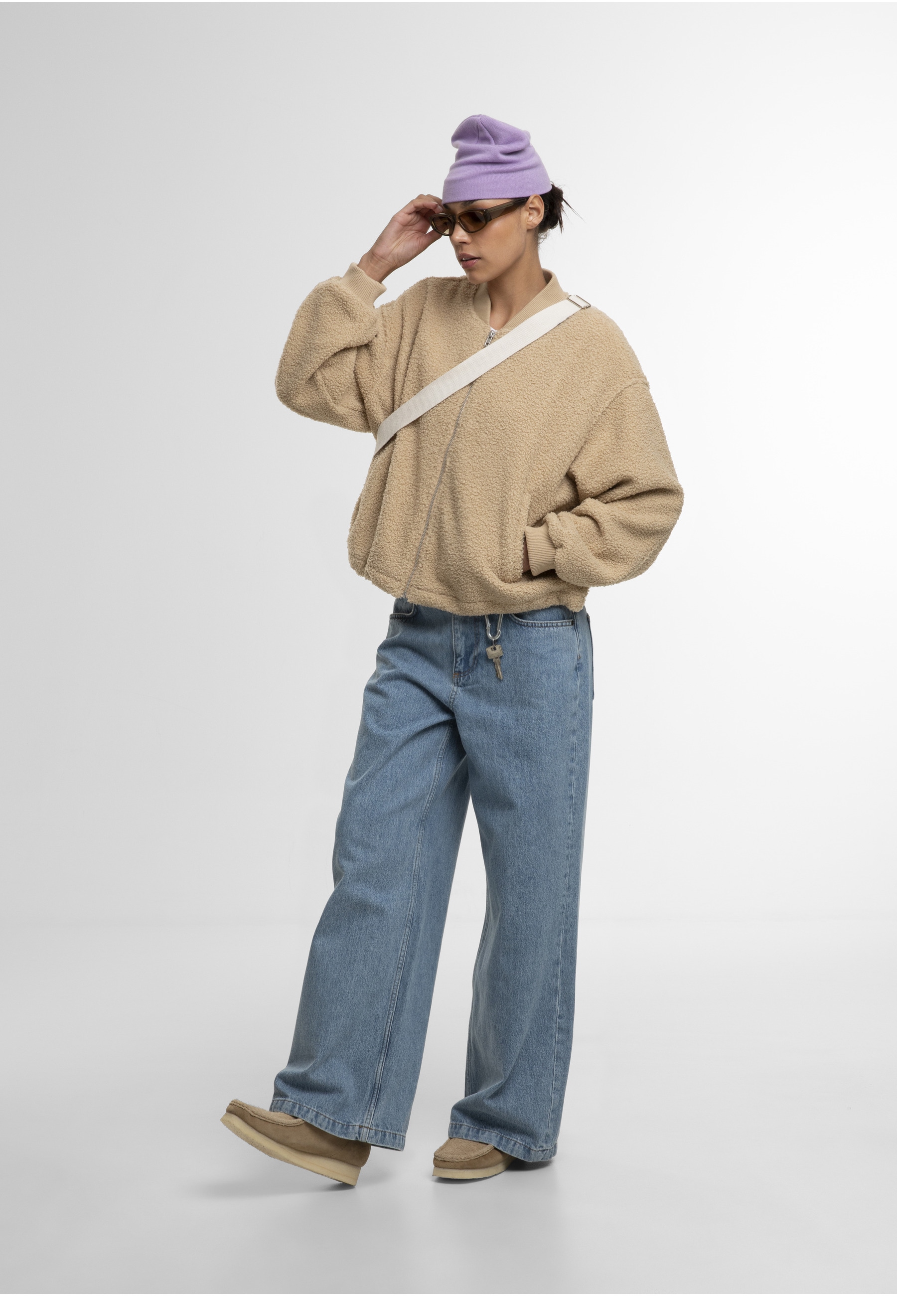 URBAN CLASSICS Langmantel »Urban Classics Ladies Structured Bomber Jacket«