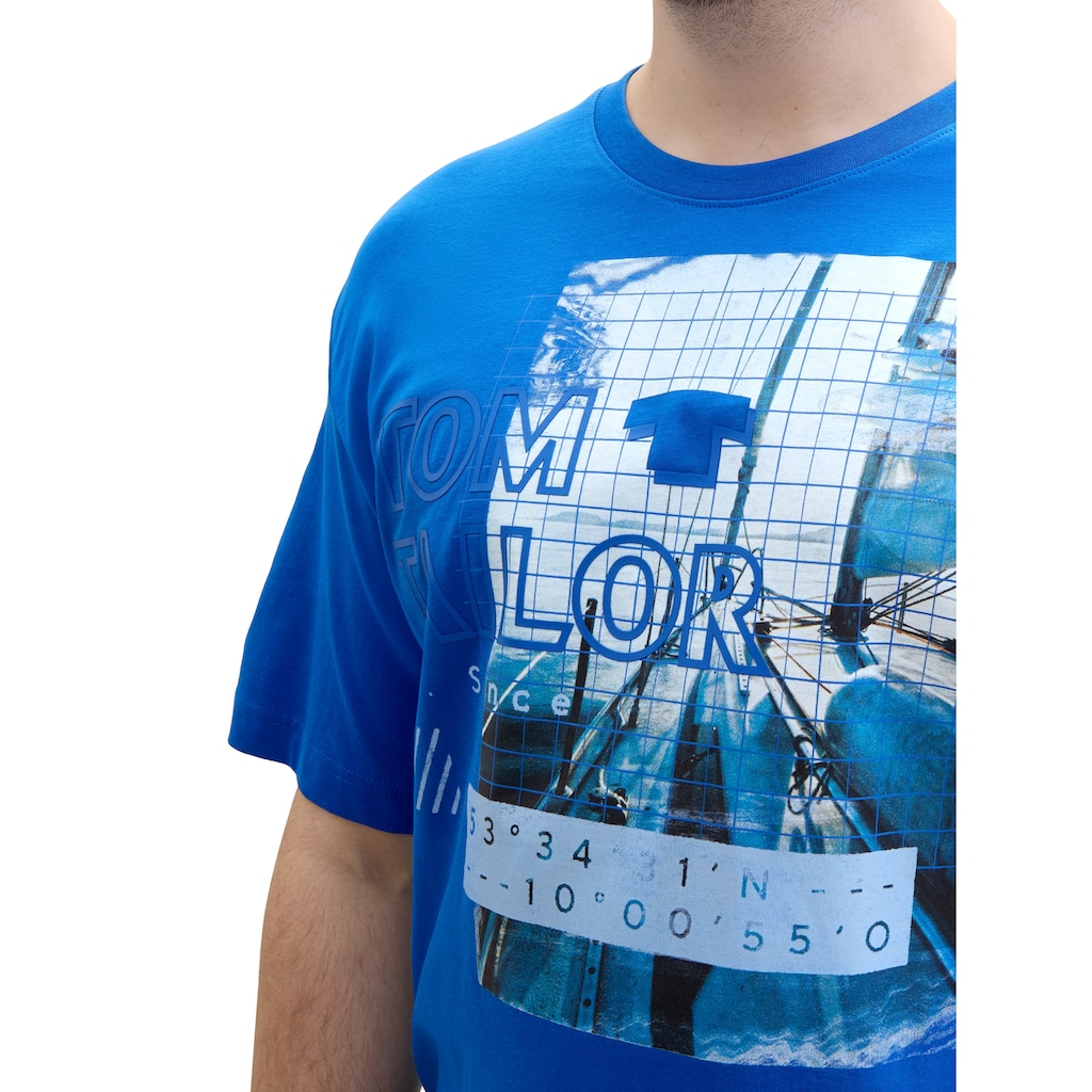 TOM TAILOR PLUS T-Shirt, mit Fotoprint und Rundhalsausschnitt