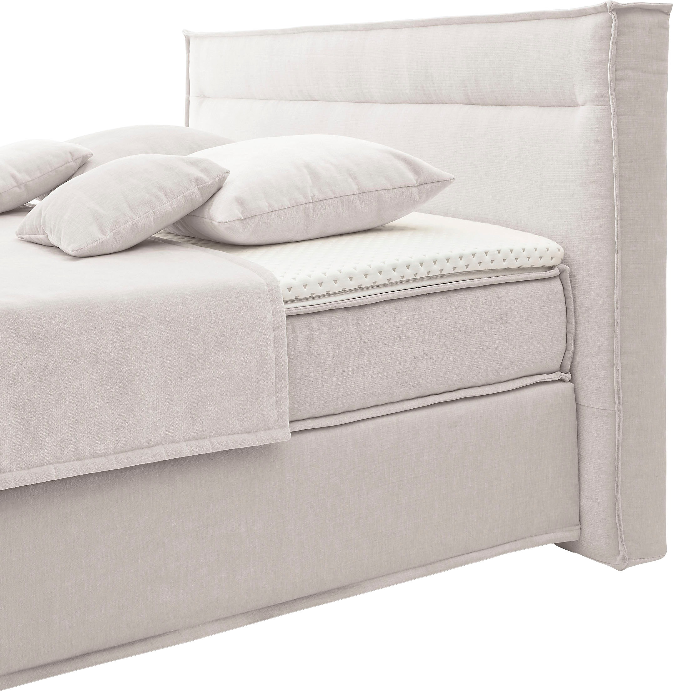 Musterring Boxspringbett »JustB! SC100«, schwebende Optik, inklusive Topper, verschiedene Farben, 180 x 200 cm