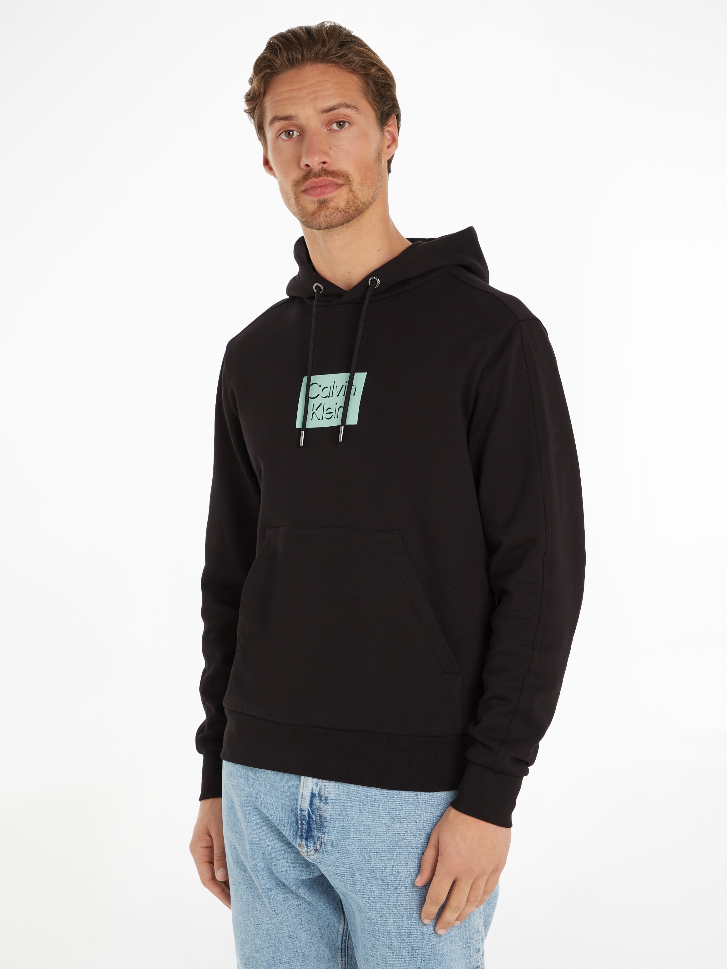 Calvin Klein Kapuzensweatshirt "CUT OUT SHADOW LOGO HOODIE", mit Logodruck günstig online kaufen