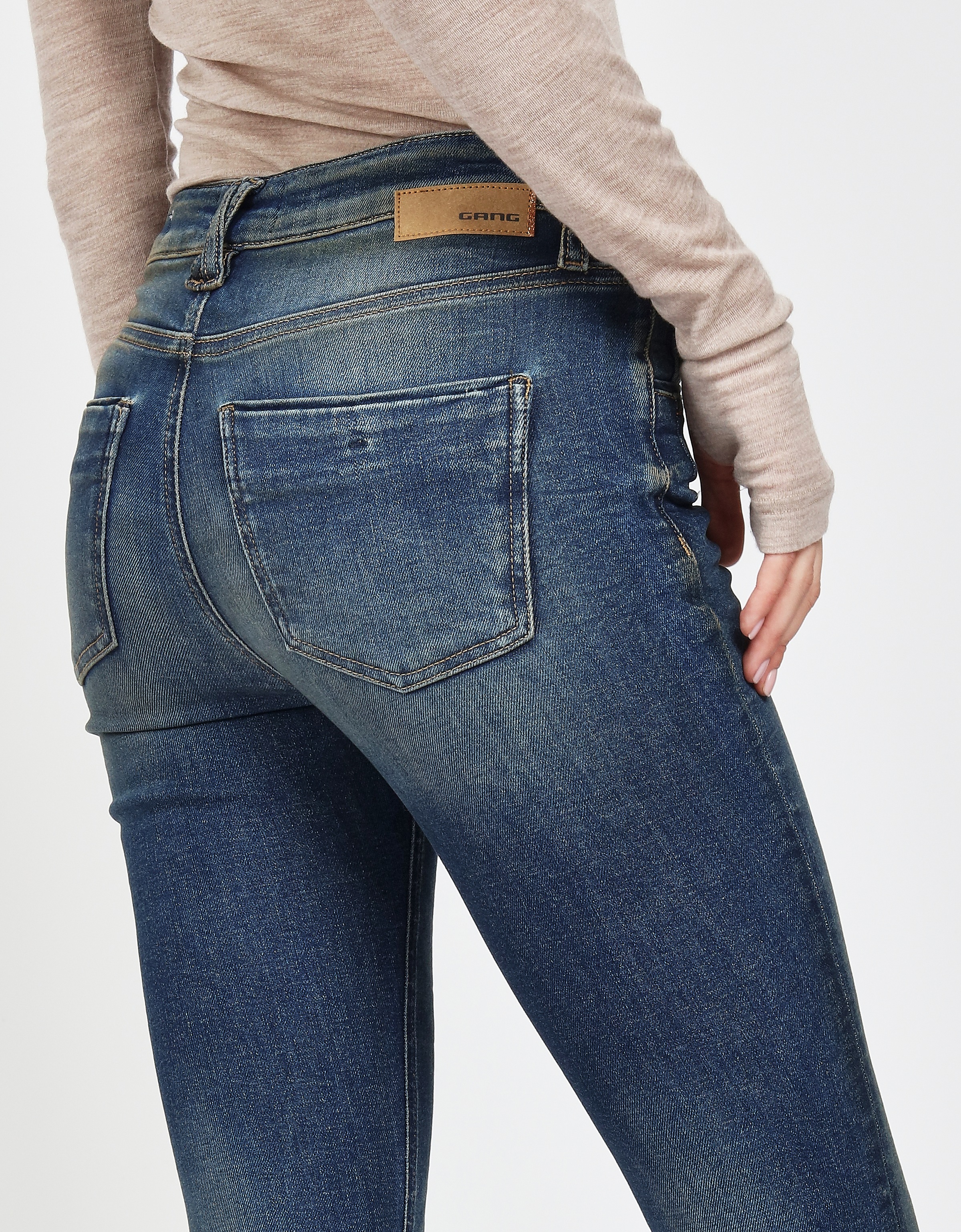 Thumbnail - GANG Skinny-fit-Jeans "94LAYLA" mit Used-Effekten