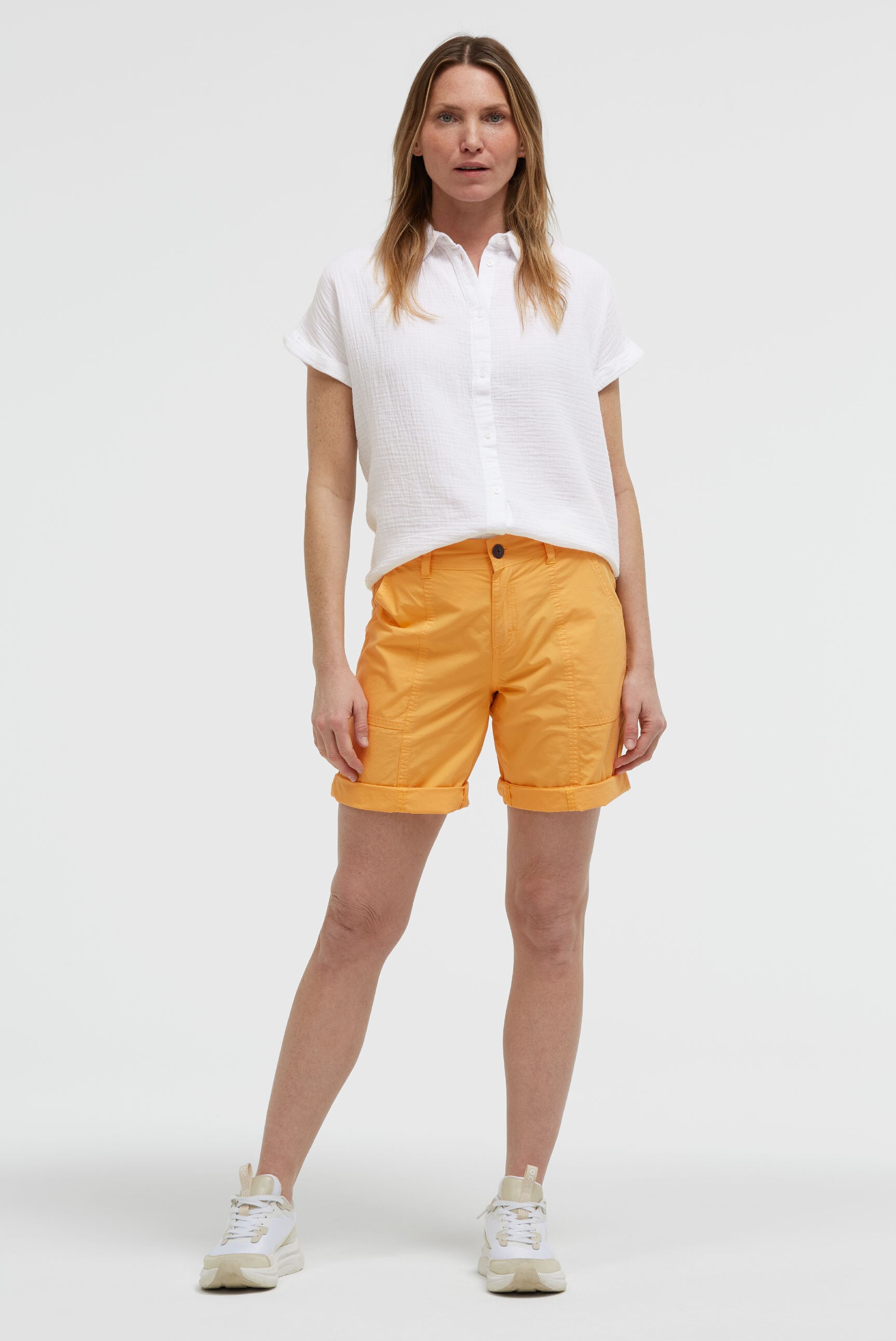 SOCCX Shorts  mit Turn-Up-Saum