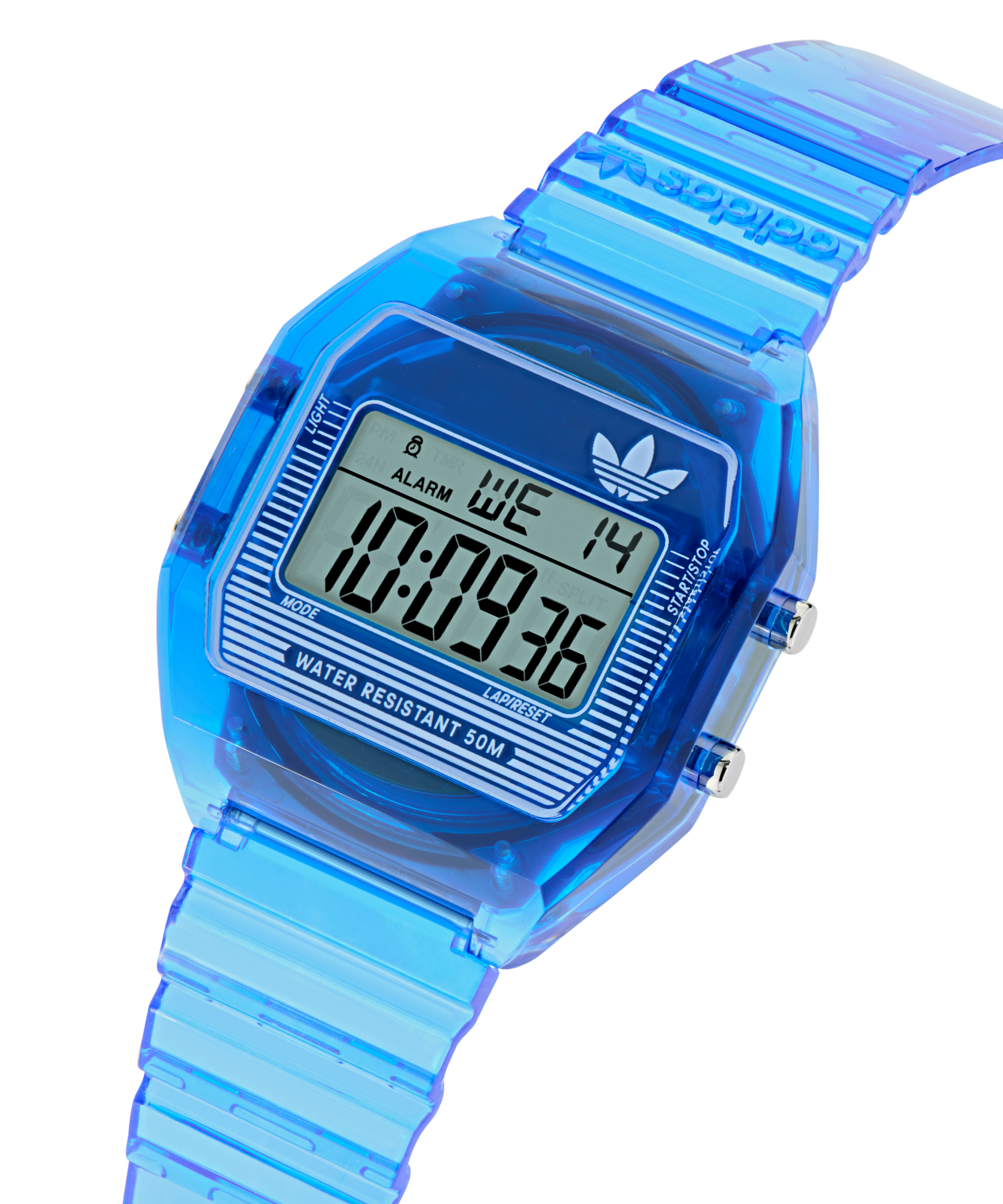 adidas Originals Digitaluhr »DIGITAL TWO CRYSTAL«, Quarzuhr, Armbanduhr, Herrenuhr, Damenuhr, Resinarmband
