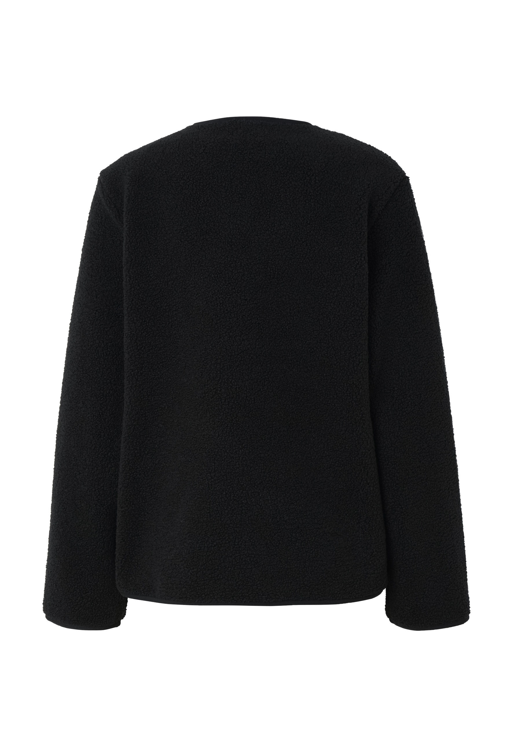 URBAN CLASSICS Outdoorjacke »Urban Classics Ladies Buttoned Teddy Jacket« 1 Stk. tlg. ohne Kapuze
