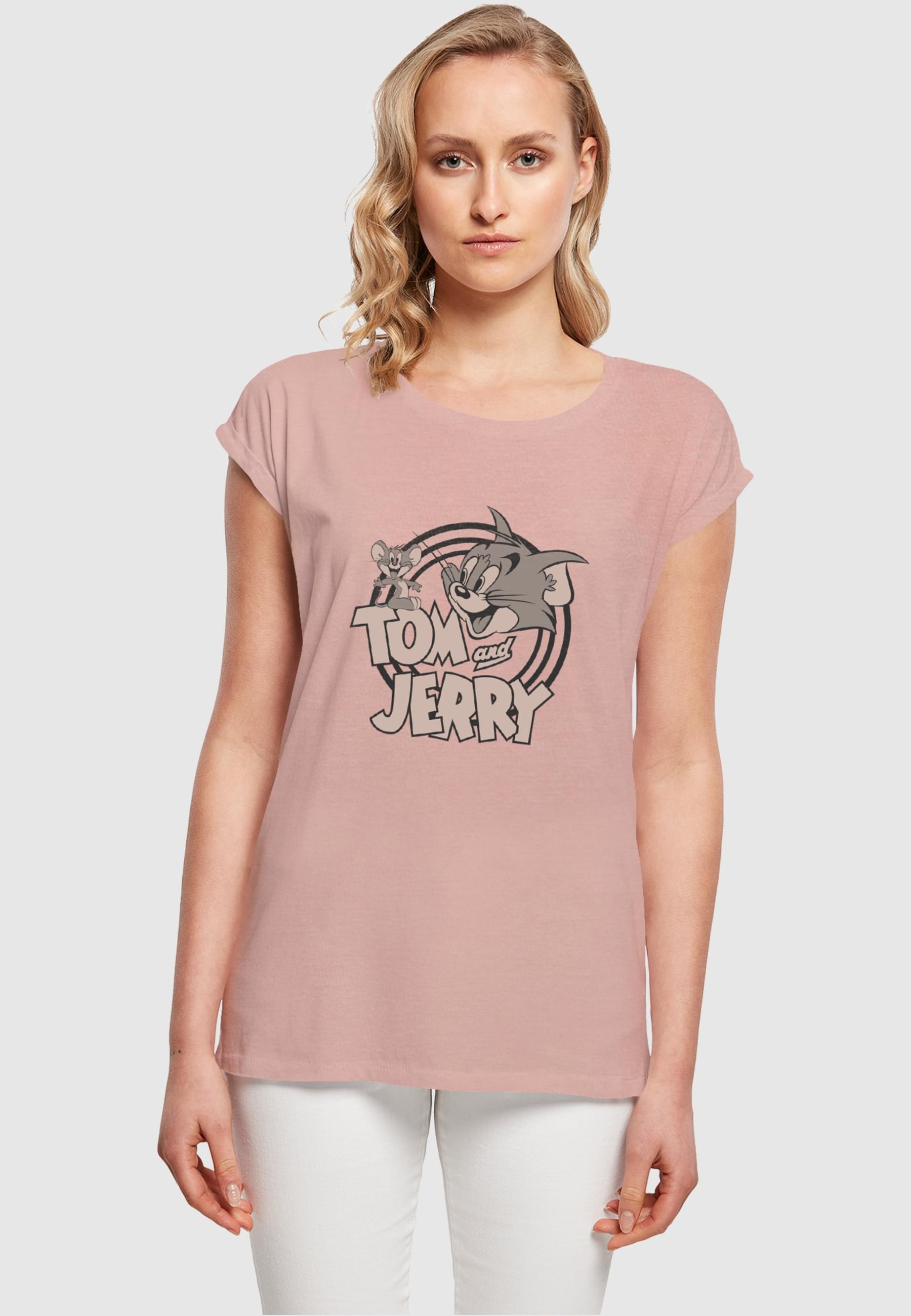 ABSOLUTE CULT T-Shirt »ABSOLUTE CULT Damen Ladies Tom and Jerry - Circle T-Shirt«, (1 tlg.)