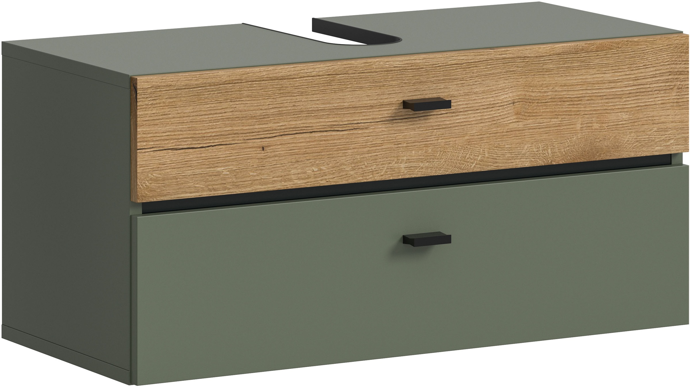 welltime Waschbeckenunterschrank "VANN, Breite 75cm, hängende, 2 Schubkäste günstig online kaufen