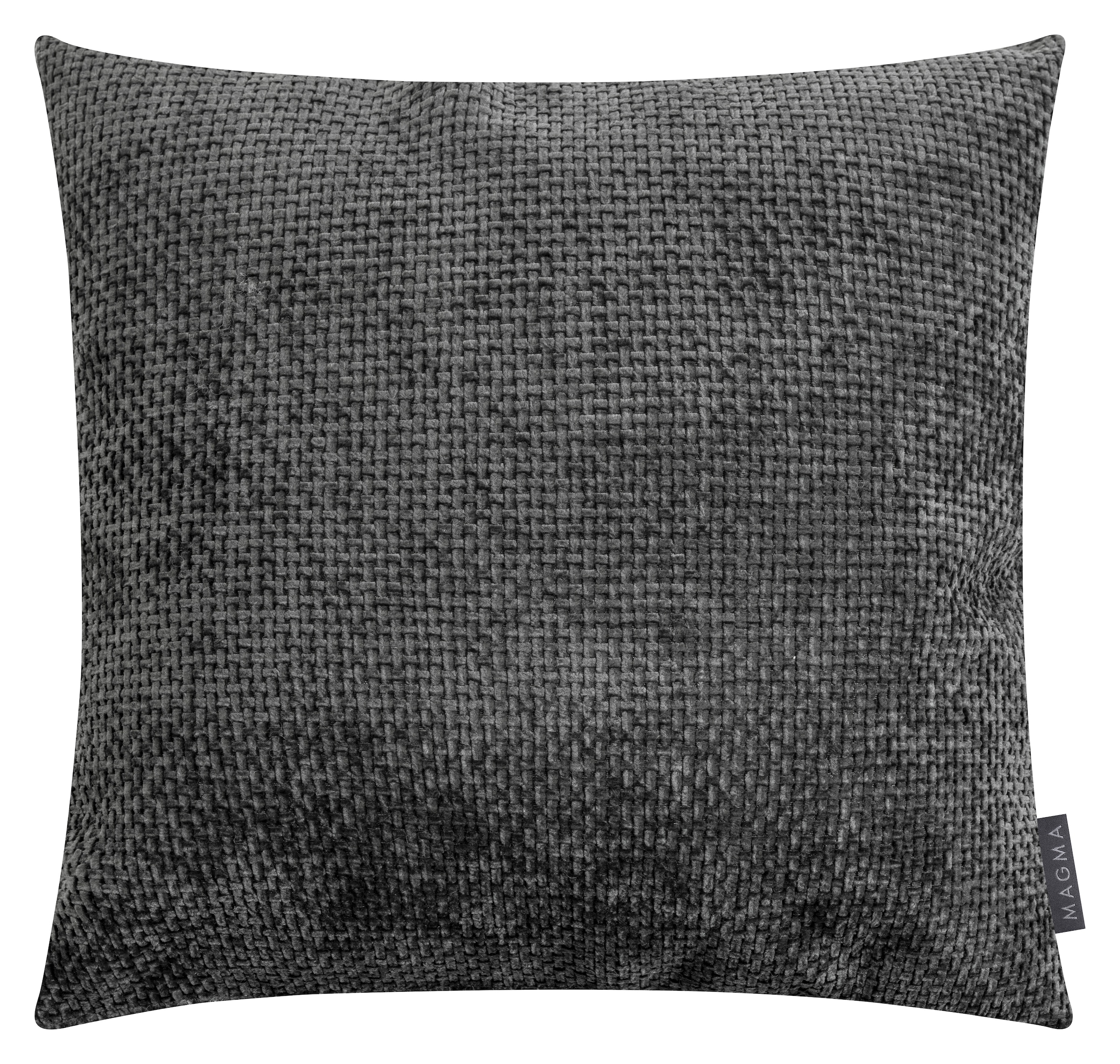 Magma Heimtex Dekokissen "ARLO Kissen 45x45" Luxuriöses Zierkissen mit samtiger Struktur in zeitlosem Design