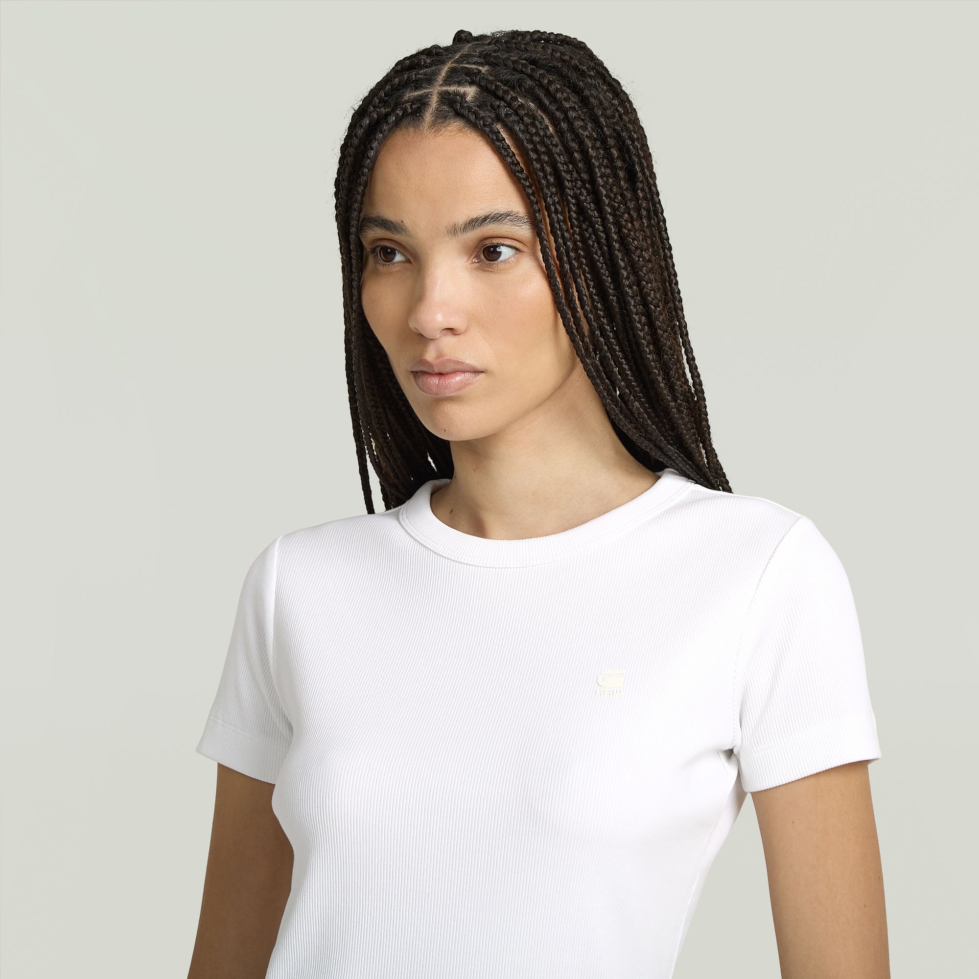 G-STAR T-Shirt "Rib Cap Sleeve", aus Rippjersey günstig online kaufen