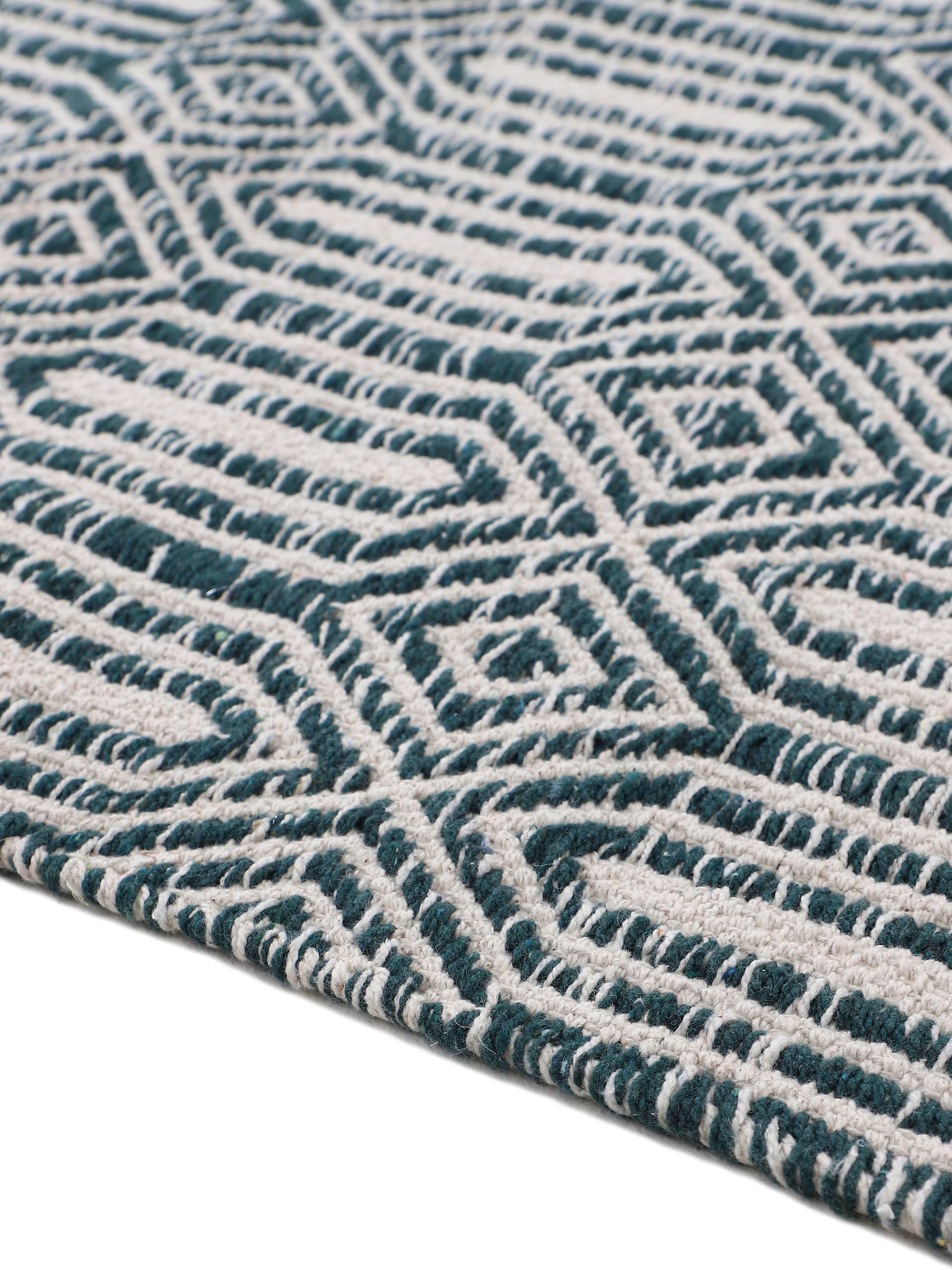 carpetfine Teppich »Kelim Oregan«, rechteckig, 5 mm Höhe, Wendeteppich aus reiner Baumwolle, Wohnzimmer