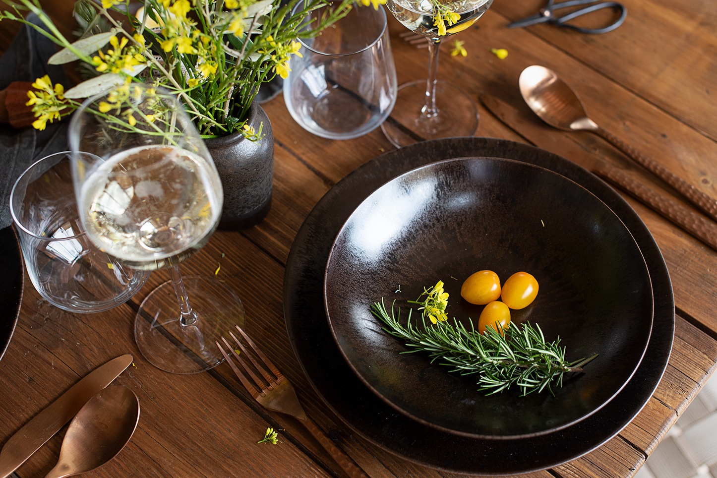 MÄSER Tafelservice "METALLIC BRONZE, aus Keramik" Teller Set, Geschirr-Set, günstig online kaufen