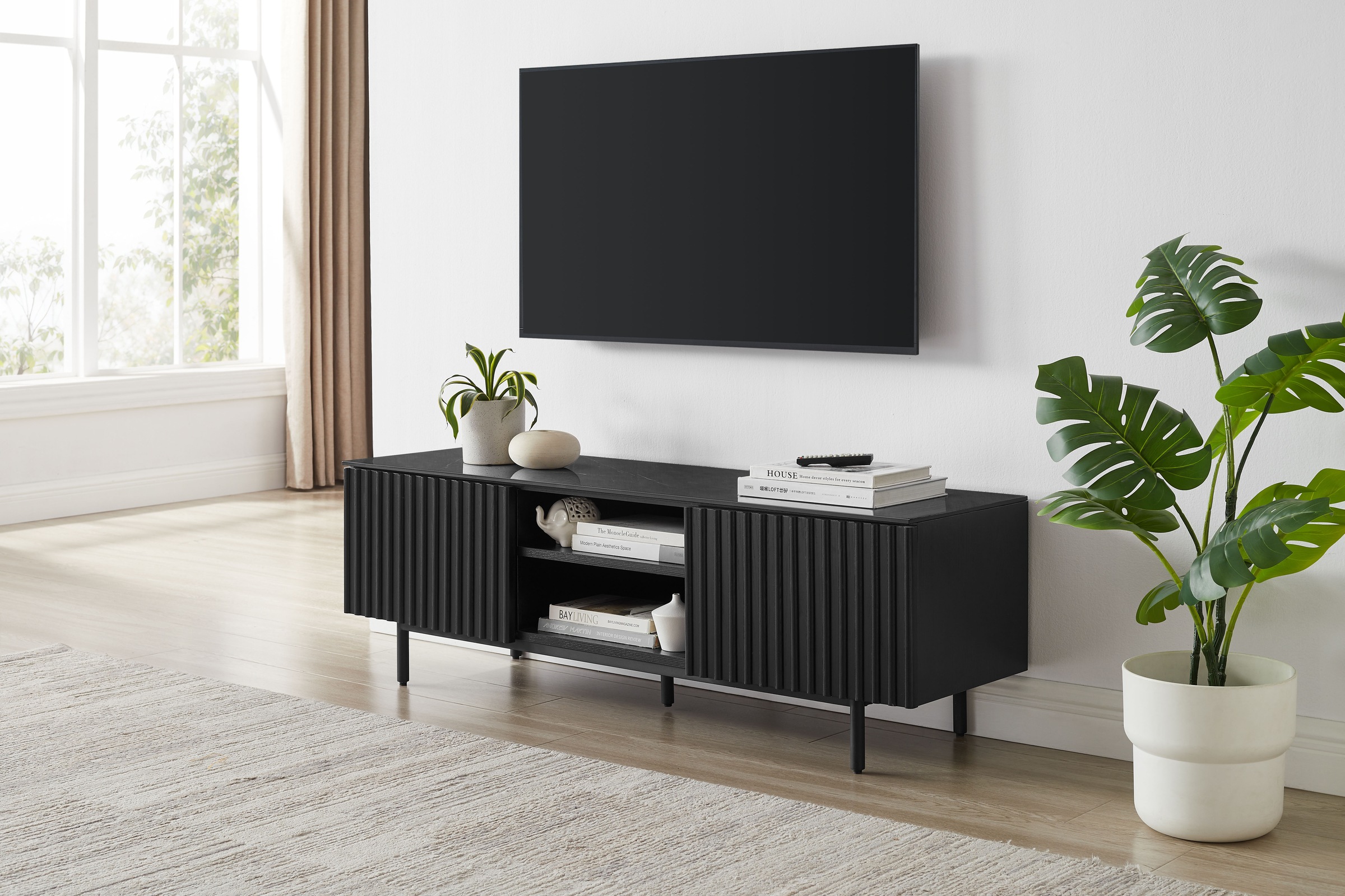 OTTO home TV-Board "Candise" Sintersteinplatte, Soft-Close-Funktion, FSC-ze günstig online kaufen