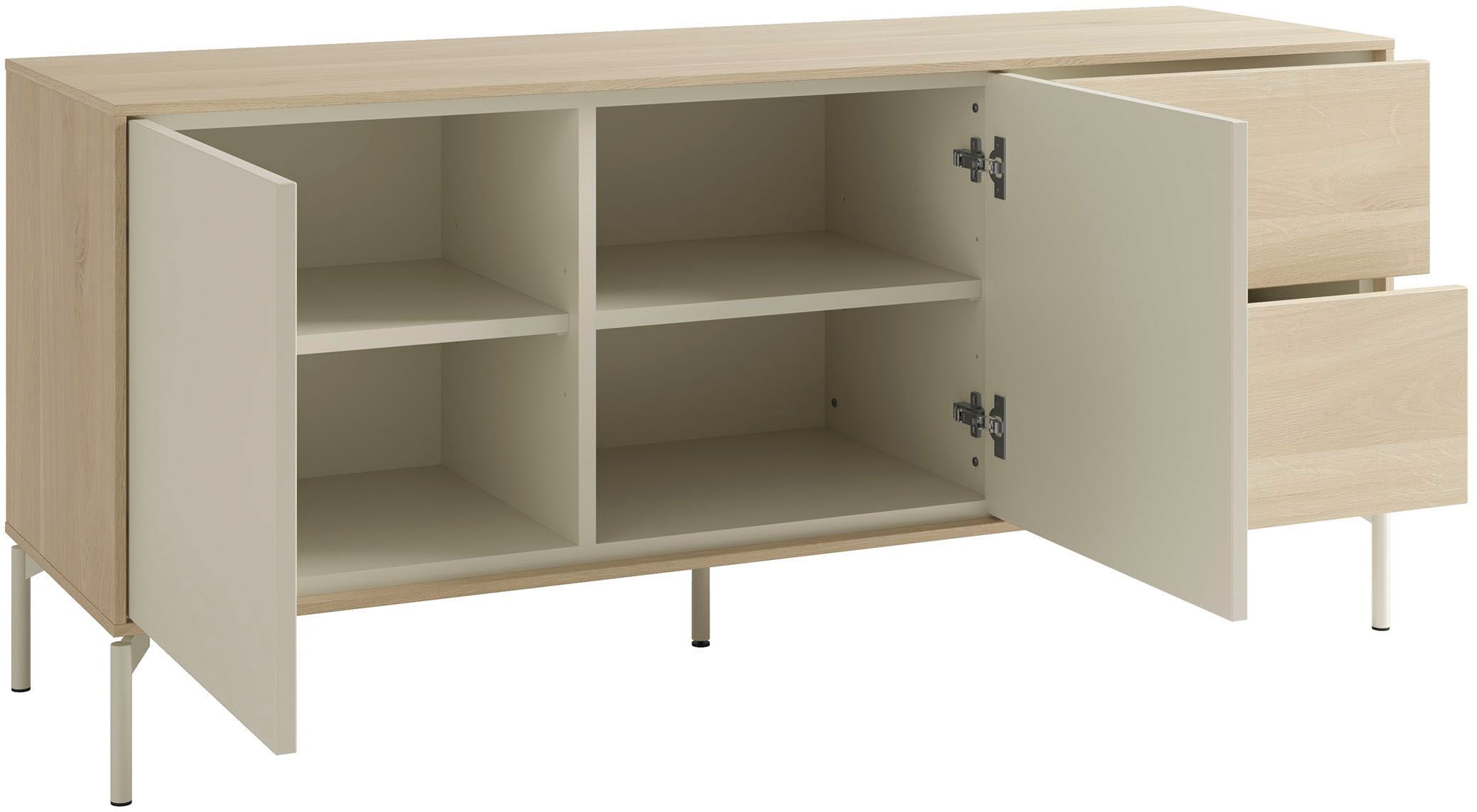 SCHÖNER WOHNEN-Kollektion Sideboard »LABOE« 1 Stk. tlg. 150 cm oder 200 cm mit push to open Funktion