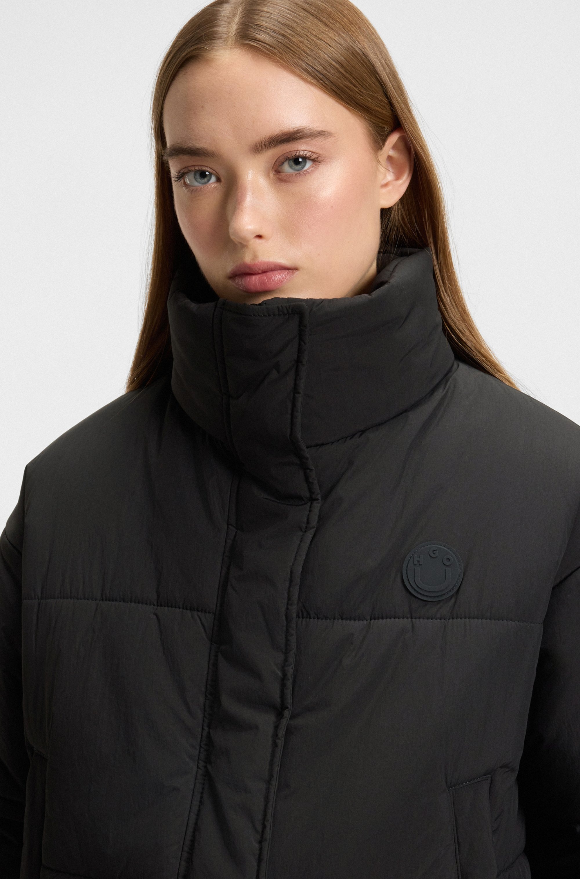 HUGO Blue Steppjacke "Faren", Relaxed Fit, mit verstellbarem Saum günstig online kaufen