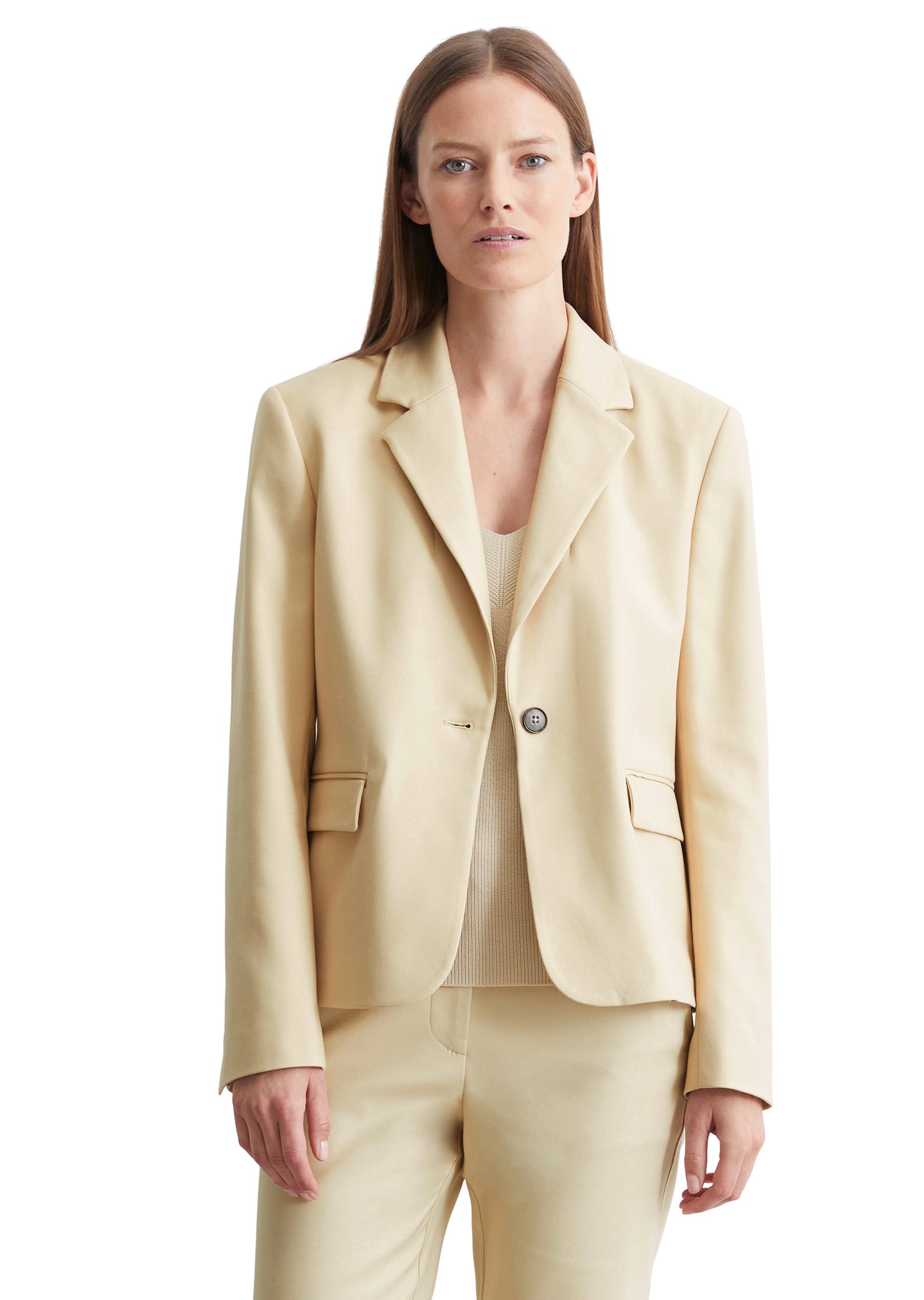 Marc OPolo Longblazer "aus Organic-Cotton-Viskose-Stretch"