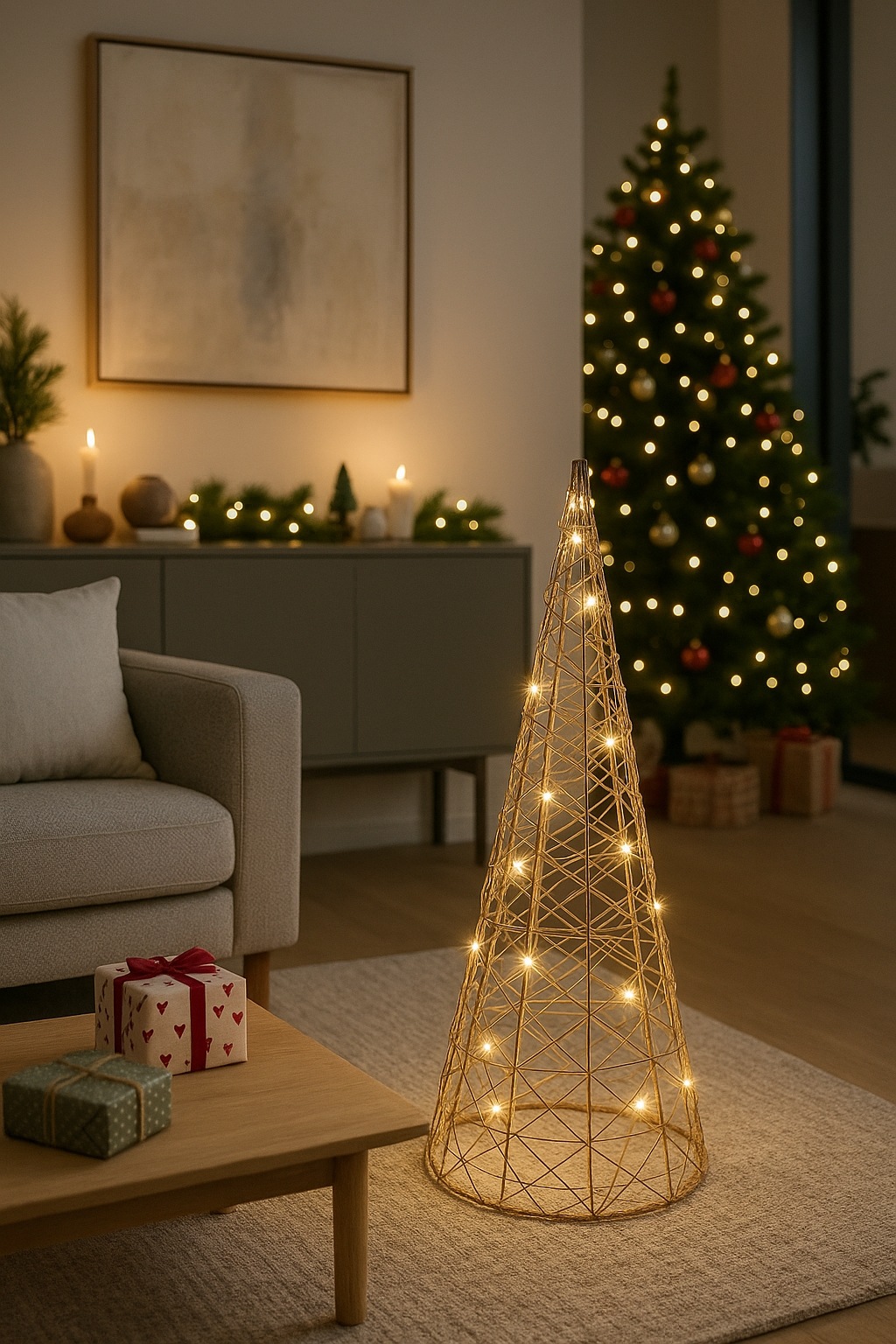 I.GE.A. LED-Dekofigur "LED-Pyramide" Dekofigur Weihnachtspyramide Weihnacht günstig online kaufen