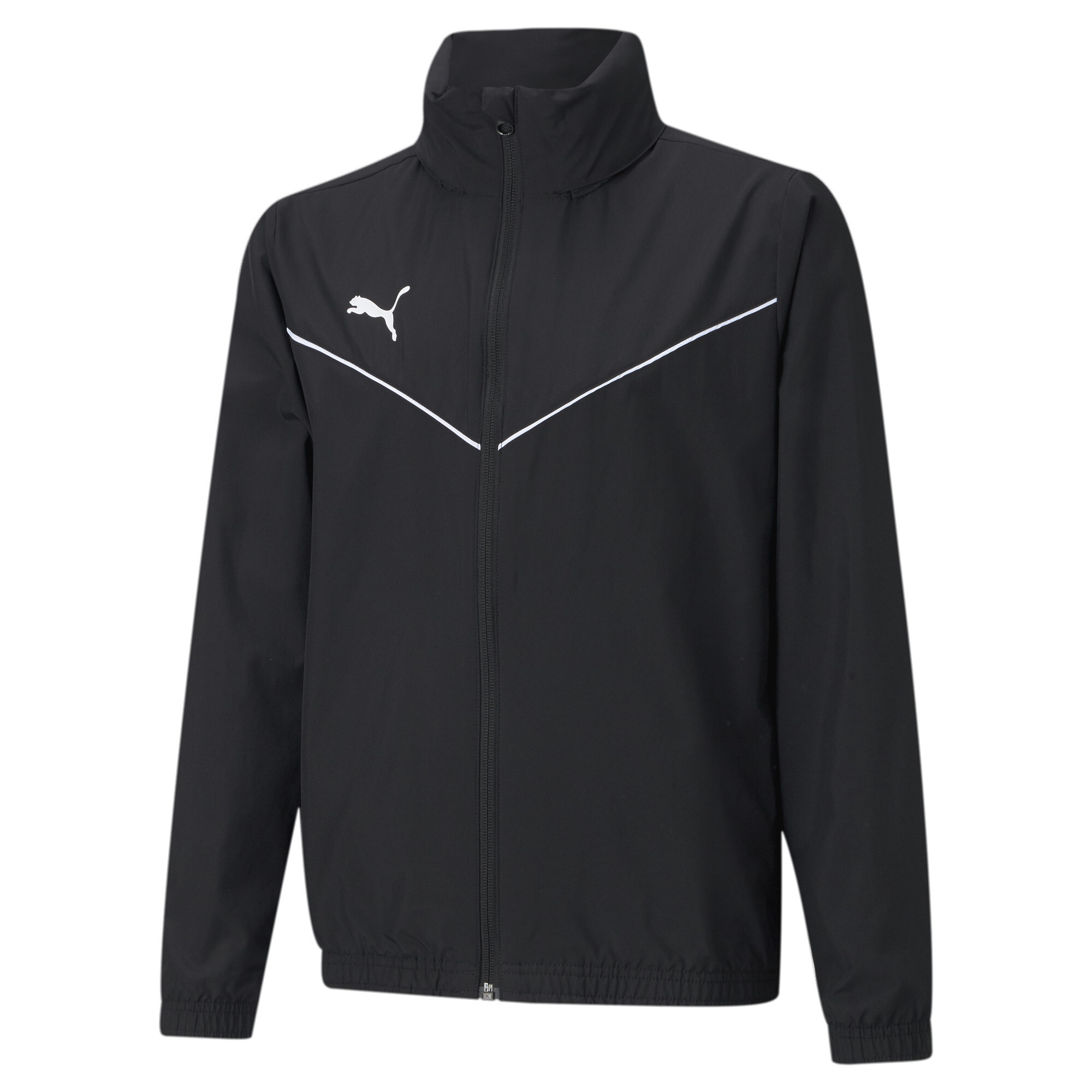 PUMA Windbreaker "TEAMRISE ALL WEATHER JKT JR" mit Kapuze sportlicher Stil, mit Kapuze, mit Reißverschlusstasche, Regular Fit