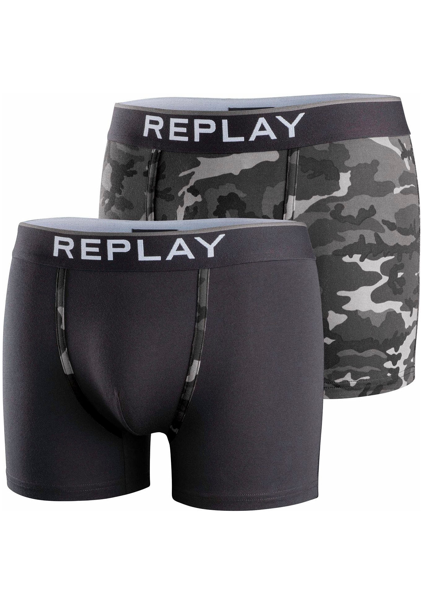 Replay Boxershorts, (Packung, 2 St., 2er)