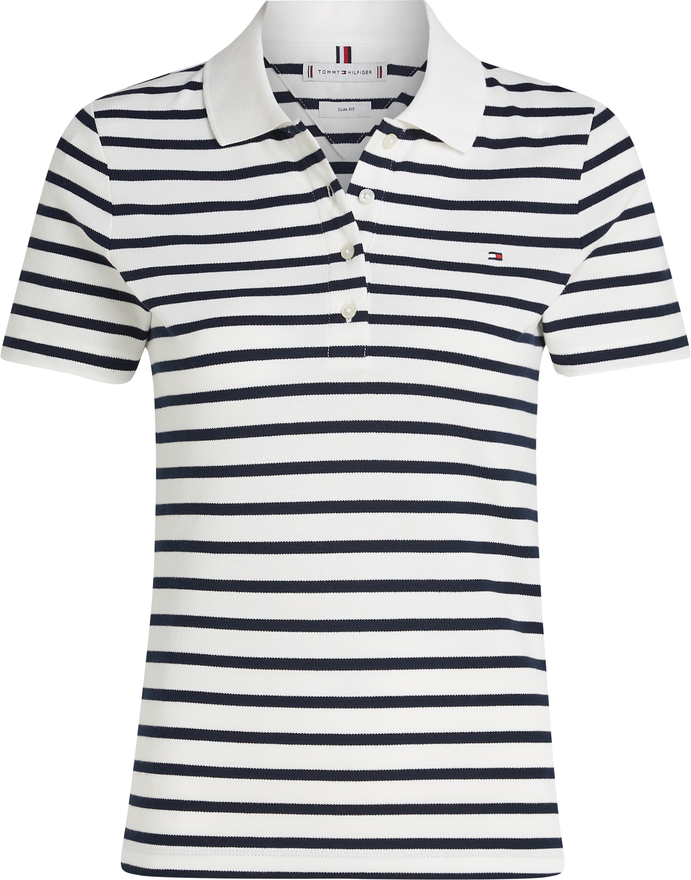 Tommy Hilfiger Poloshirt »1985 Slim Fit Pique Premium«, mit Logostickerei, mit Seitenschlitzen