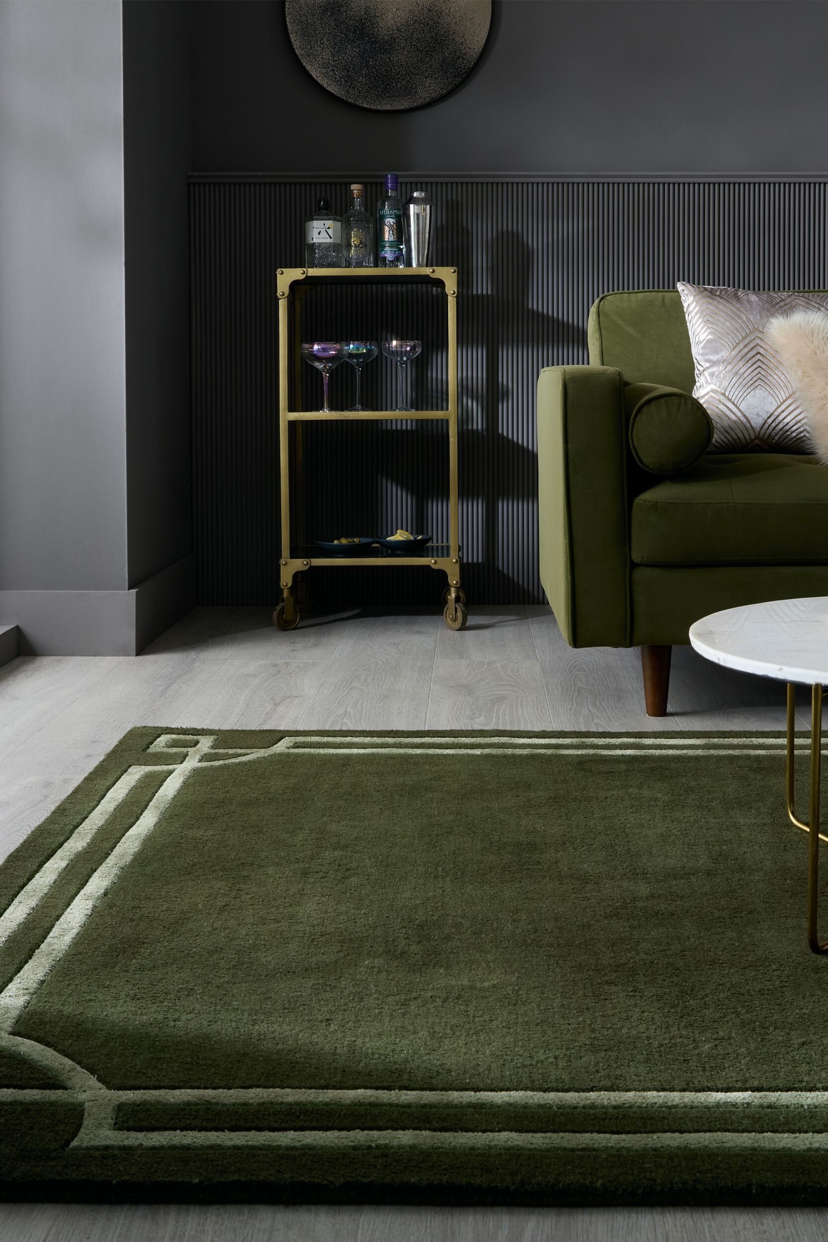 FLAIR RUGS Teppich "Gatsby" rechteckig 8 mm Höhe mit Bordürendesign günstig online kaufen