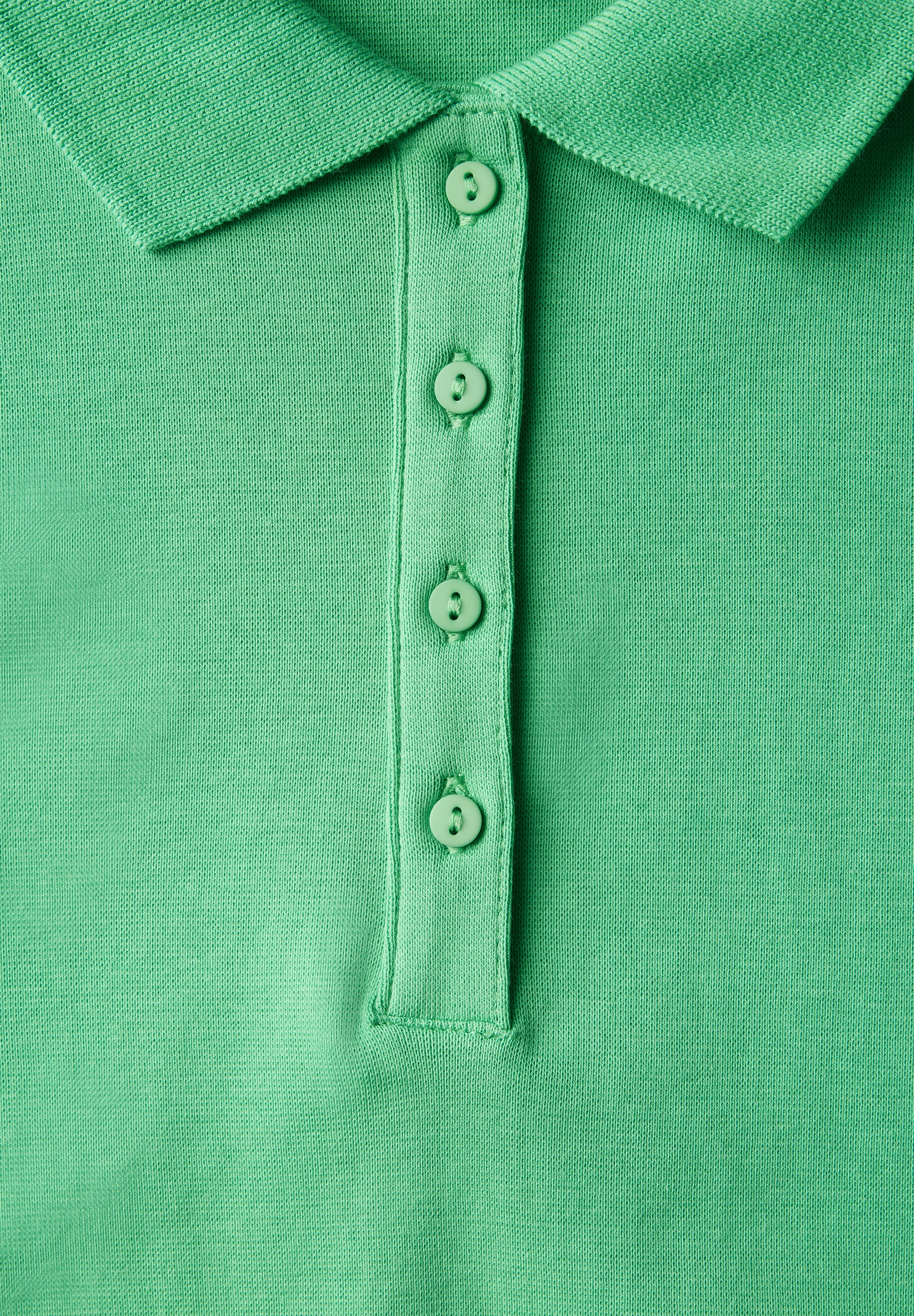 STREET ONE Poloshirt, aus Baumwolle mit Stretchante