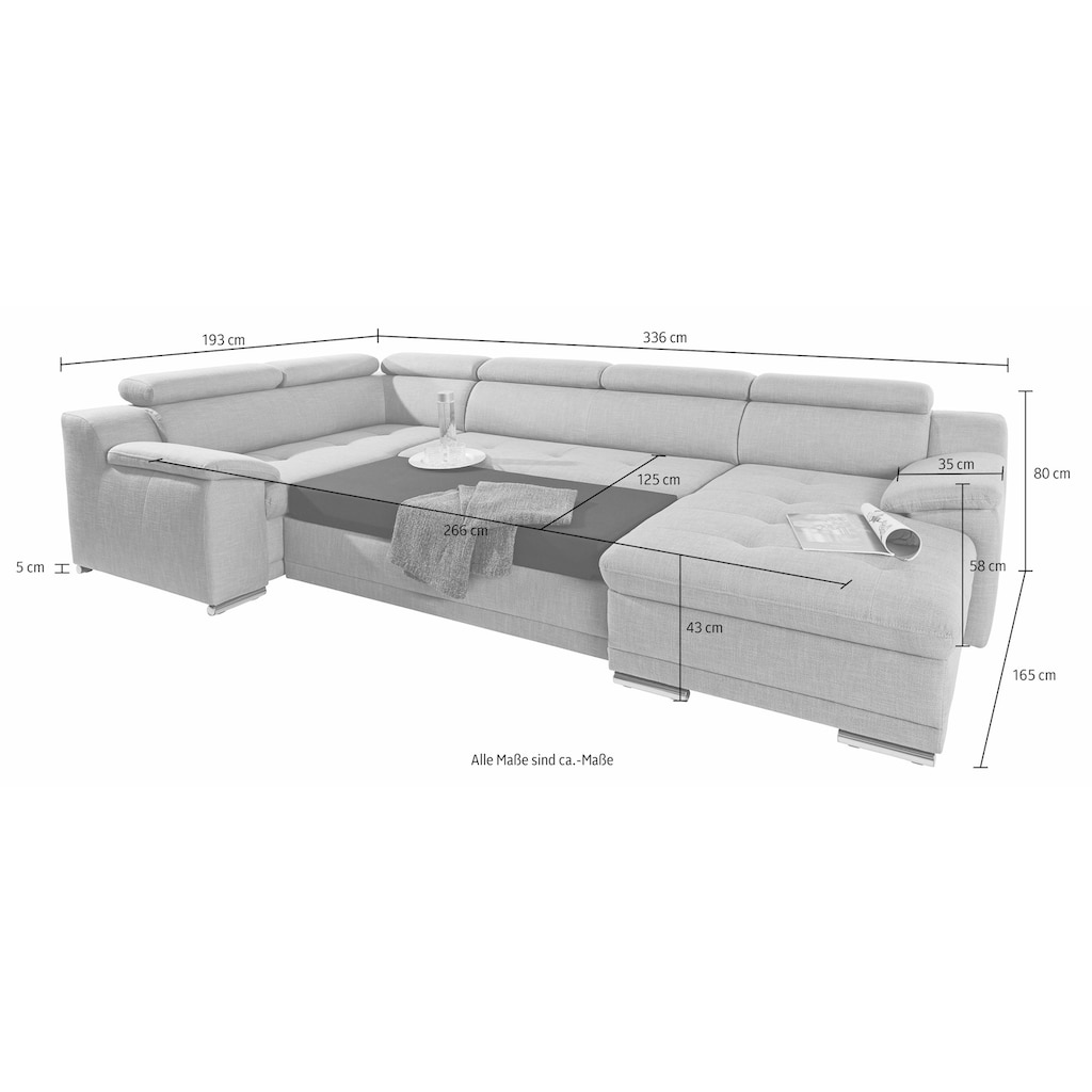 sit&more Wohnlandschaft »Andiamo«