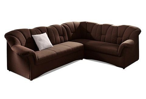 DOMO collection Ecksofa »Papenburg B/T/H: 242/190/84 cm L-Form«, wahlweise mit Bettfunktion, Langer Schenkel links oder rechts