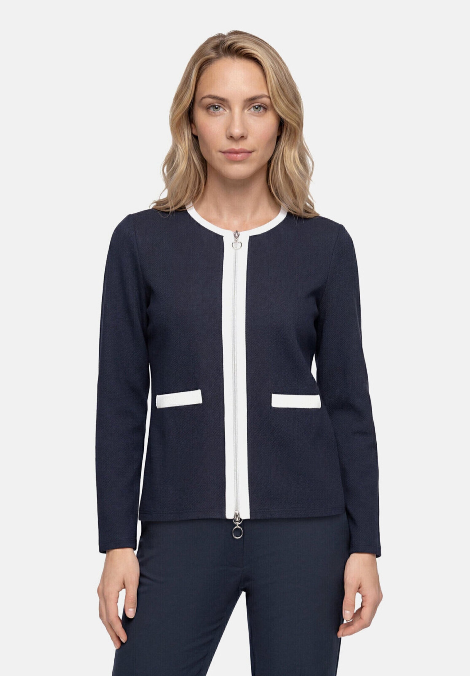 Betty Barclay Sweatjacke »Damen mit Struktur« Materialmix