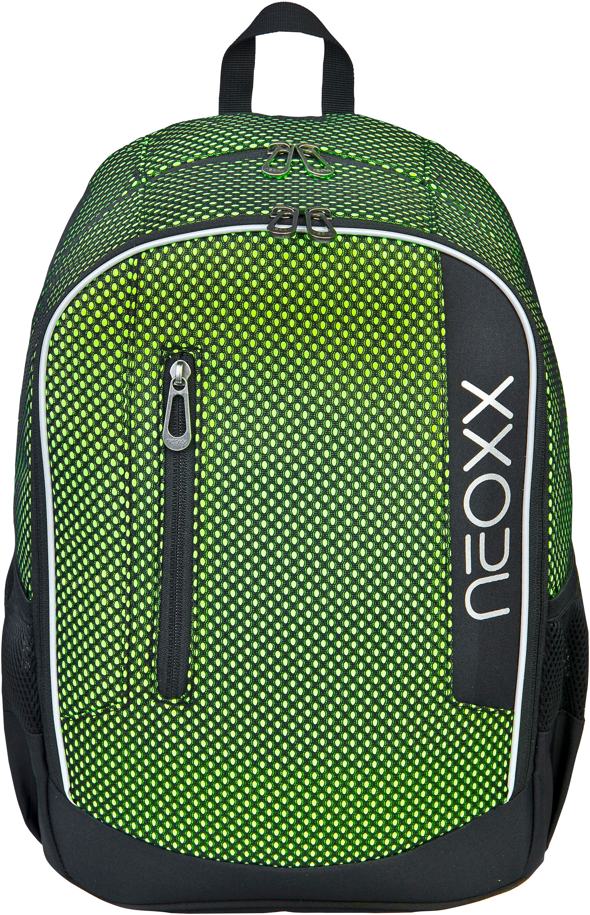 neoxx Schulrucksack "Flow, All about Neon", teilweise aus recyceltem Material