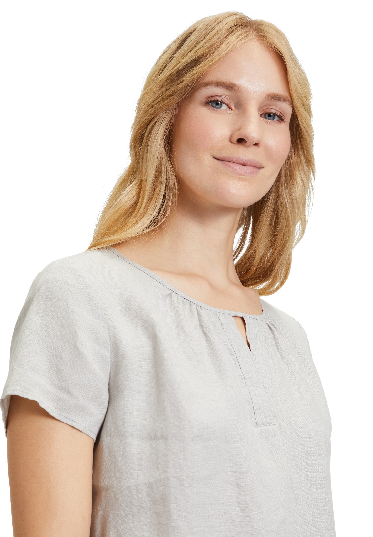 Betty Barclay Schlupfbluse »Betty Barclay Damen Schlupfbluse mit Rundhalsausschnitt«