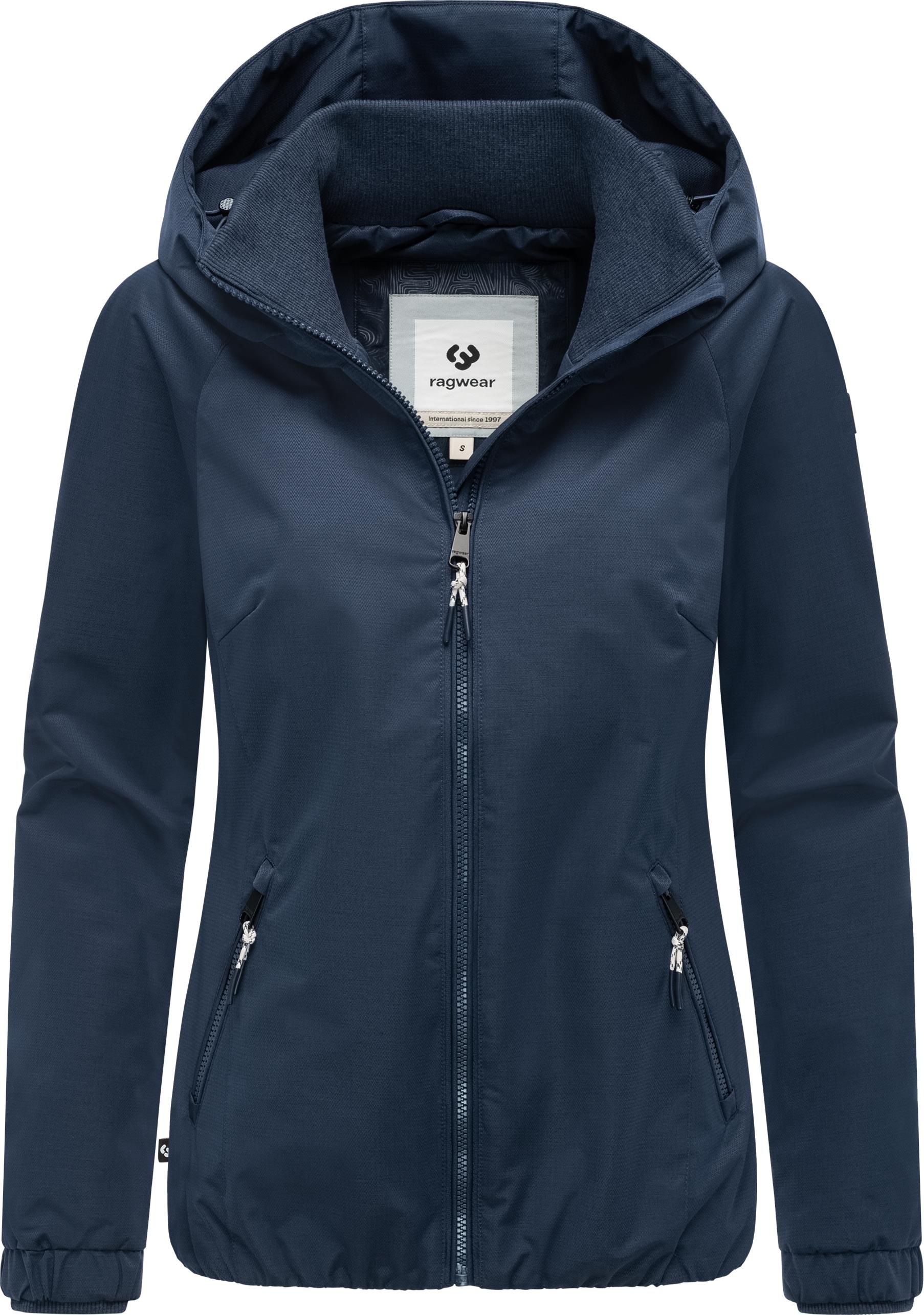Ragwear Outdoorjacke »Dizzie Tech«, mit Kapuze, Wasserdichte Damen Übergangsjacke mit großer Kapuze