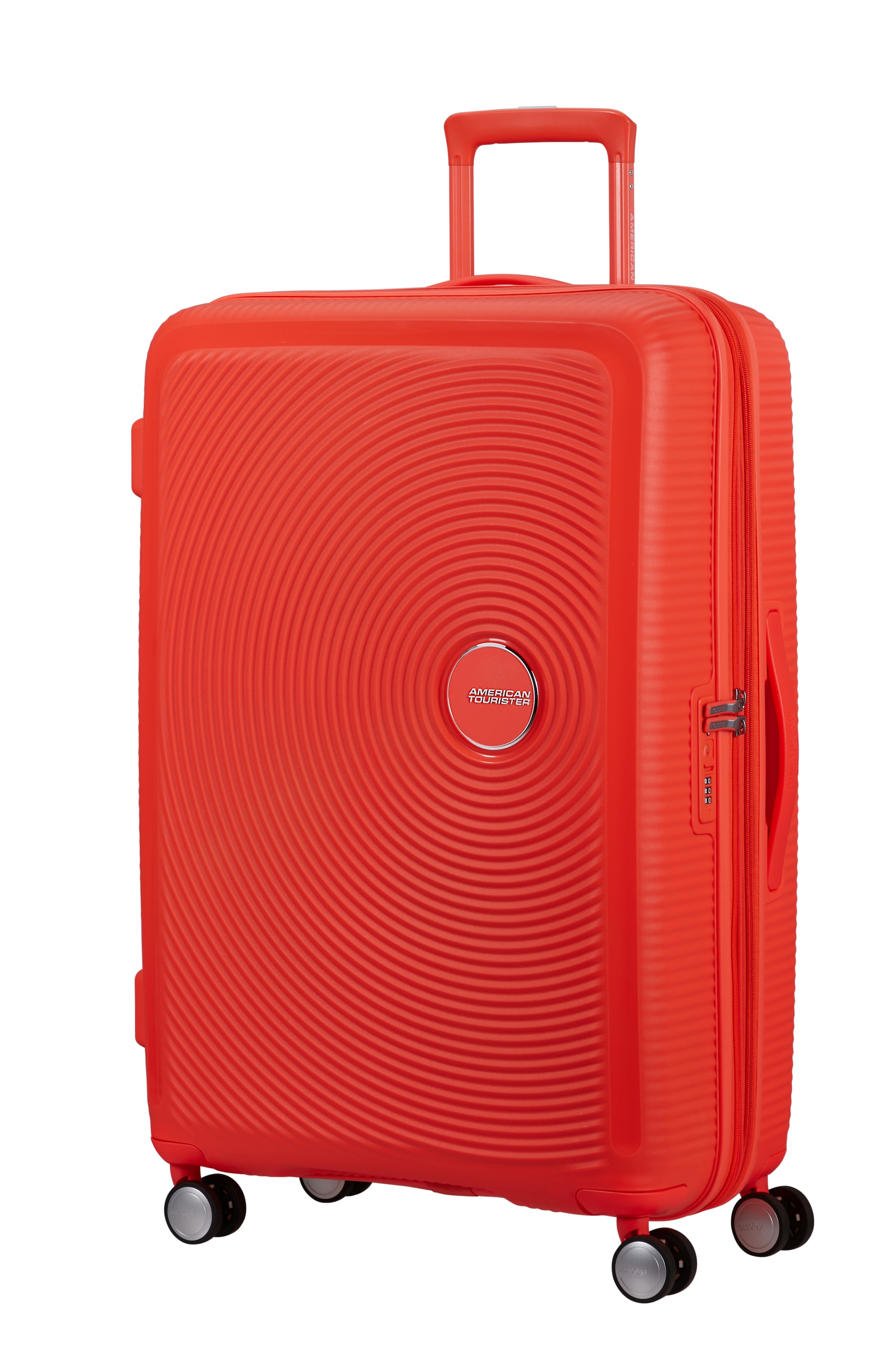 American Tourister Hartschalen-Trolley "SOUNDBOX, in verschiedenen Farben und Größen" 97 l 4 Rollen Reisekoffer Trolley Aufgabegepäck TSA-Zahlenschloss Volumenerweiterung