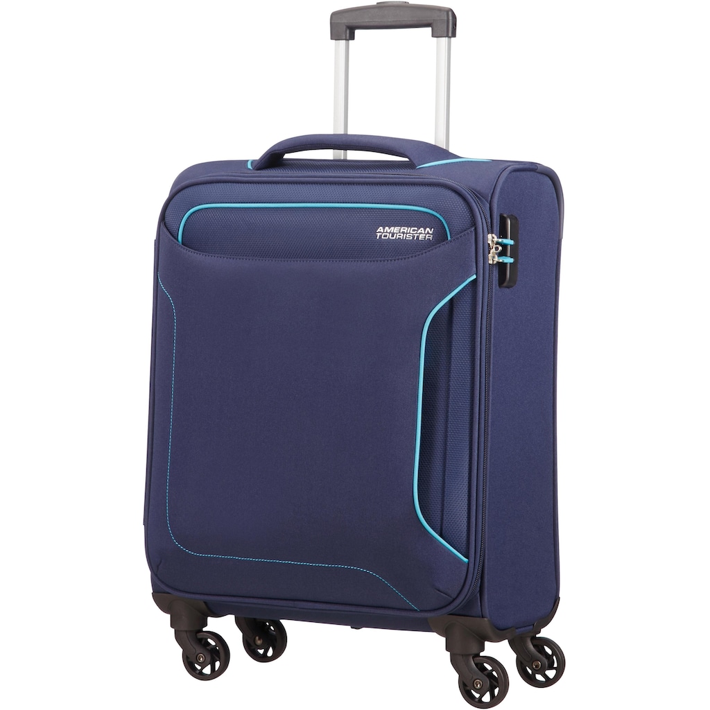 American Tourister® Weichgepäck-Trolley »Holiday Heat, 55 cm, navy«, 4 Rollen