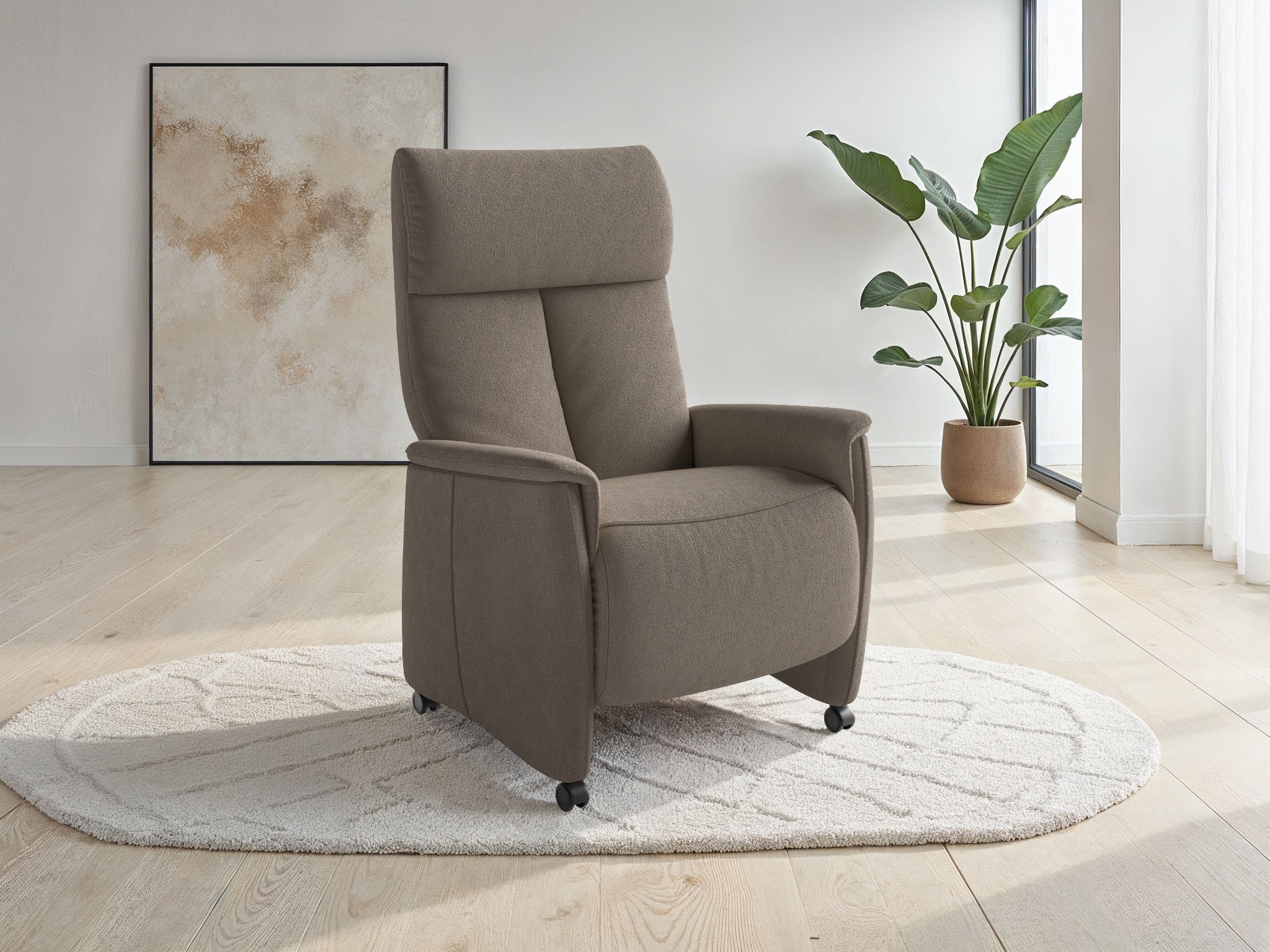 sit&more TV-Sessel "Cremona Comfort" wahlweise manuell oder elektrischer Funktion mit Akku