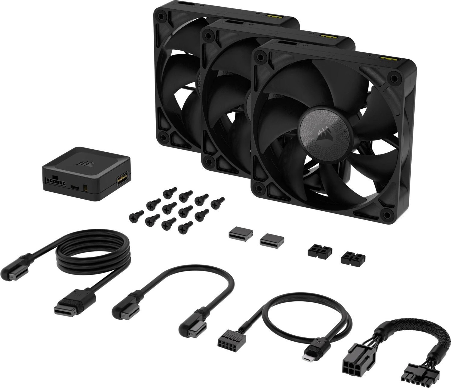 Corsair CPU Kühler »iCUE LINK RX120 120-mm-PWM-Lüfter-Dreier-Starter-Kit«