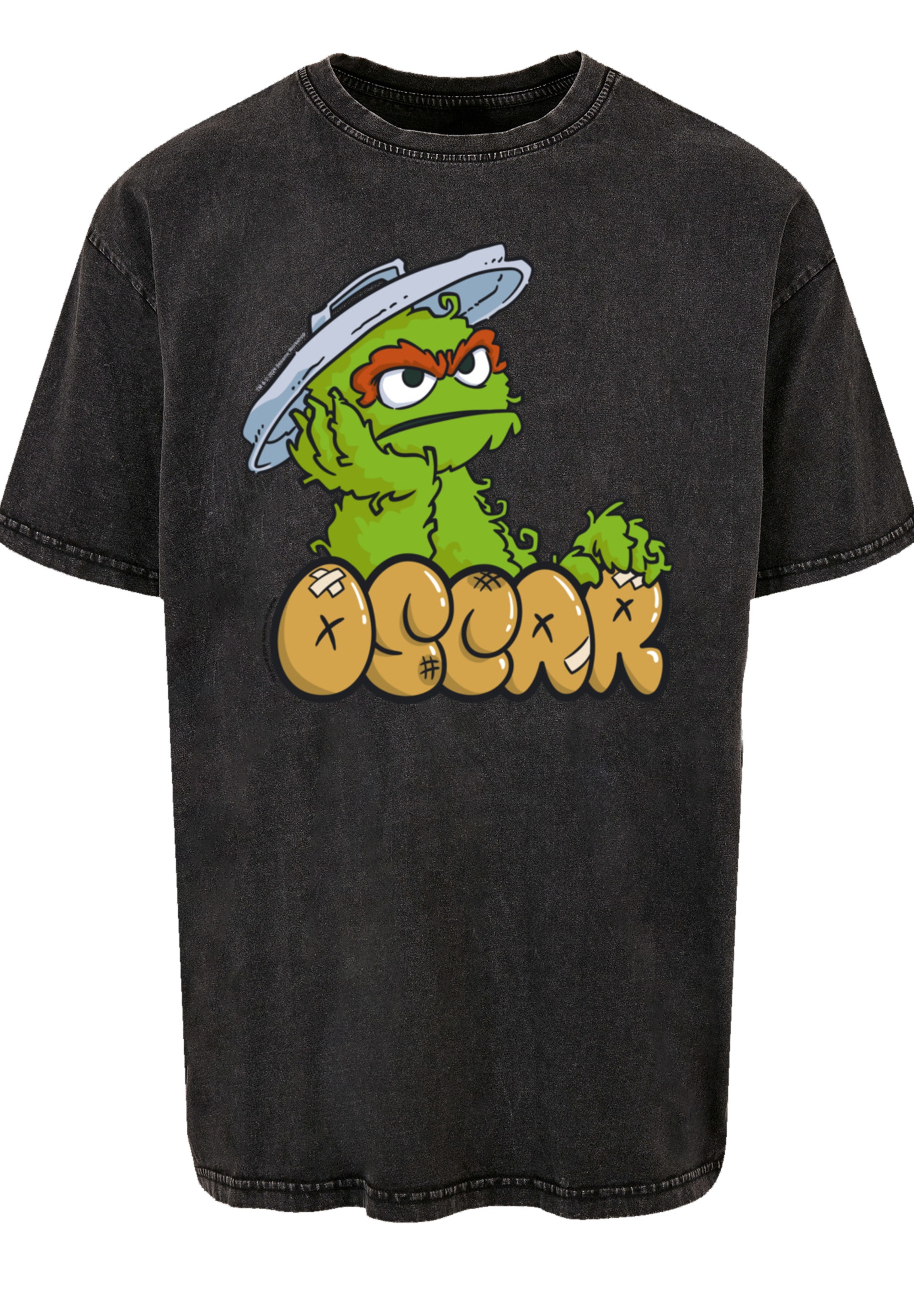 F4NT4STIC T-Shirt "Sesamstraße Oscar Annoyed", Premium Qualität, Weihnachts günstig online kaufen