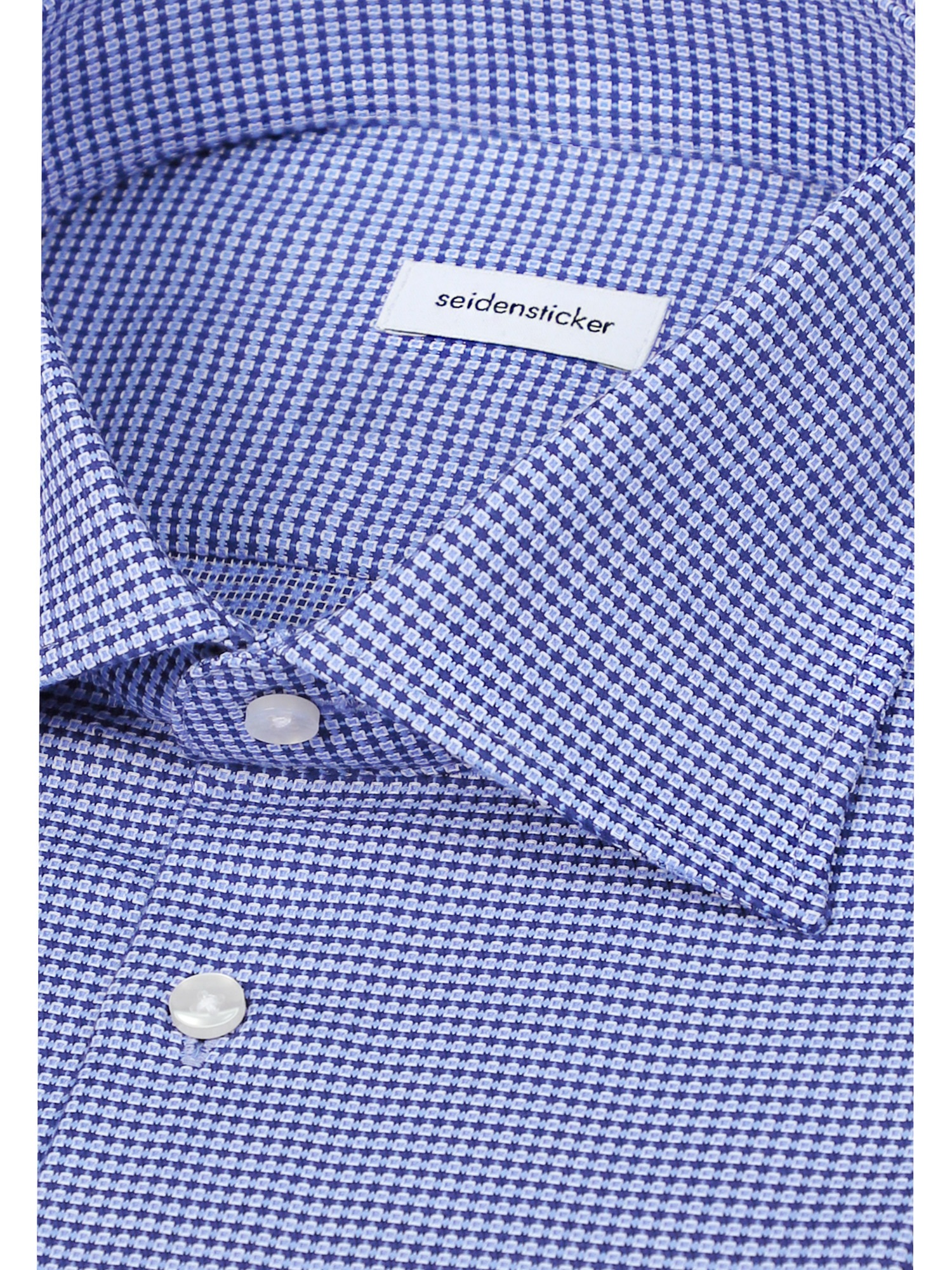 seidensticker Businesshemd »Schwarze Rose« Slim 1/1 Kentkragen Struktur