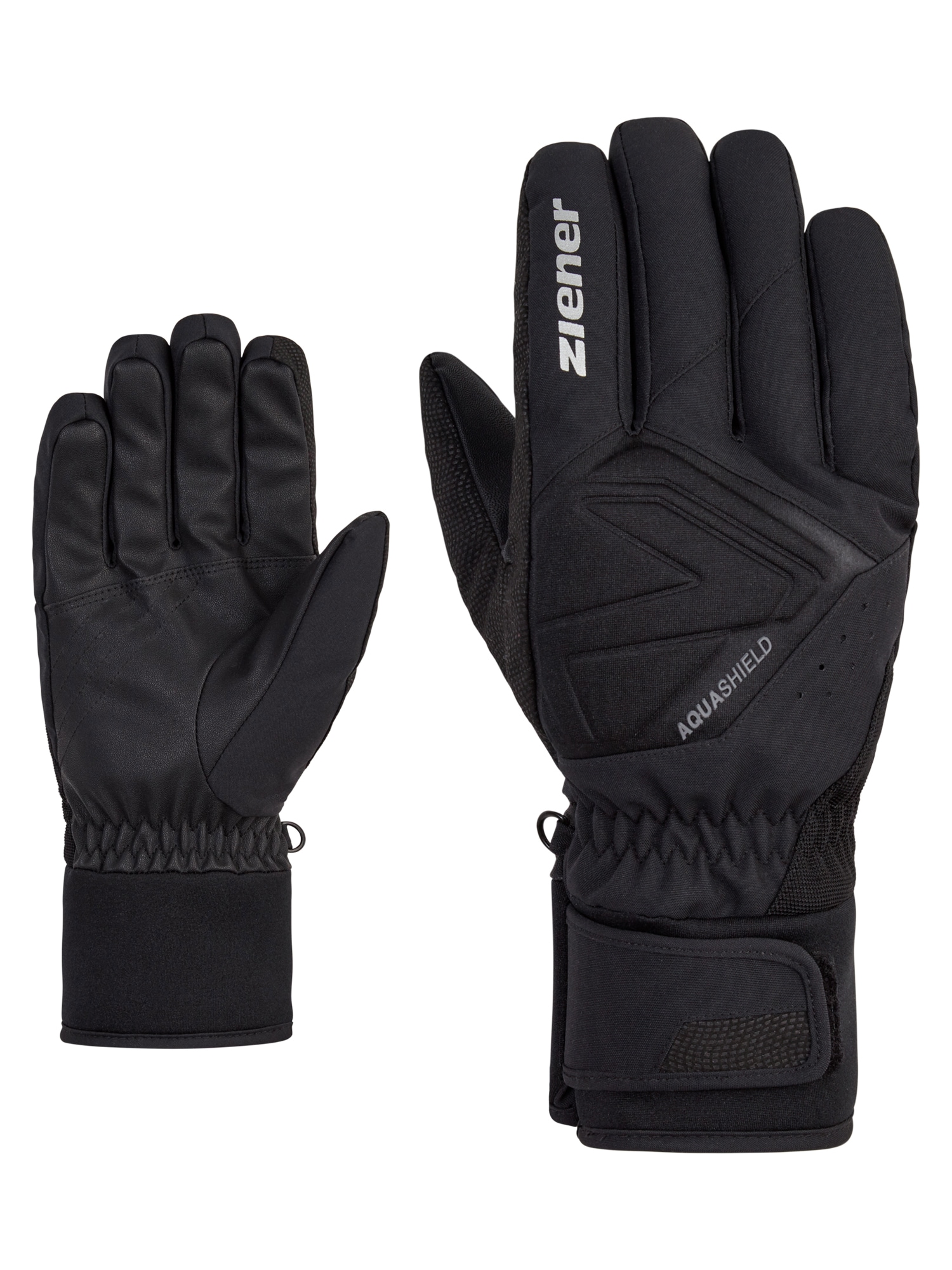 Ziener Skihandschuhe "GATIS-Z AQUASHIELD" wasserdicht, winddicht, atmungsaktiv, warmes Fleece-Futter