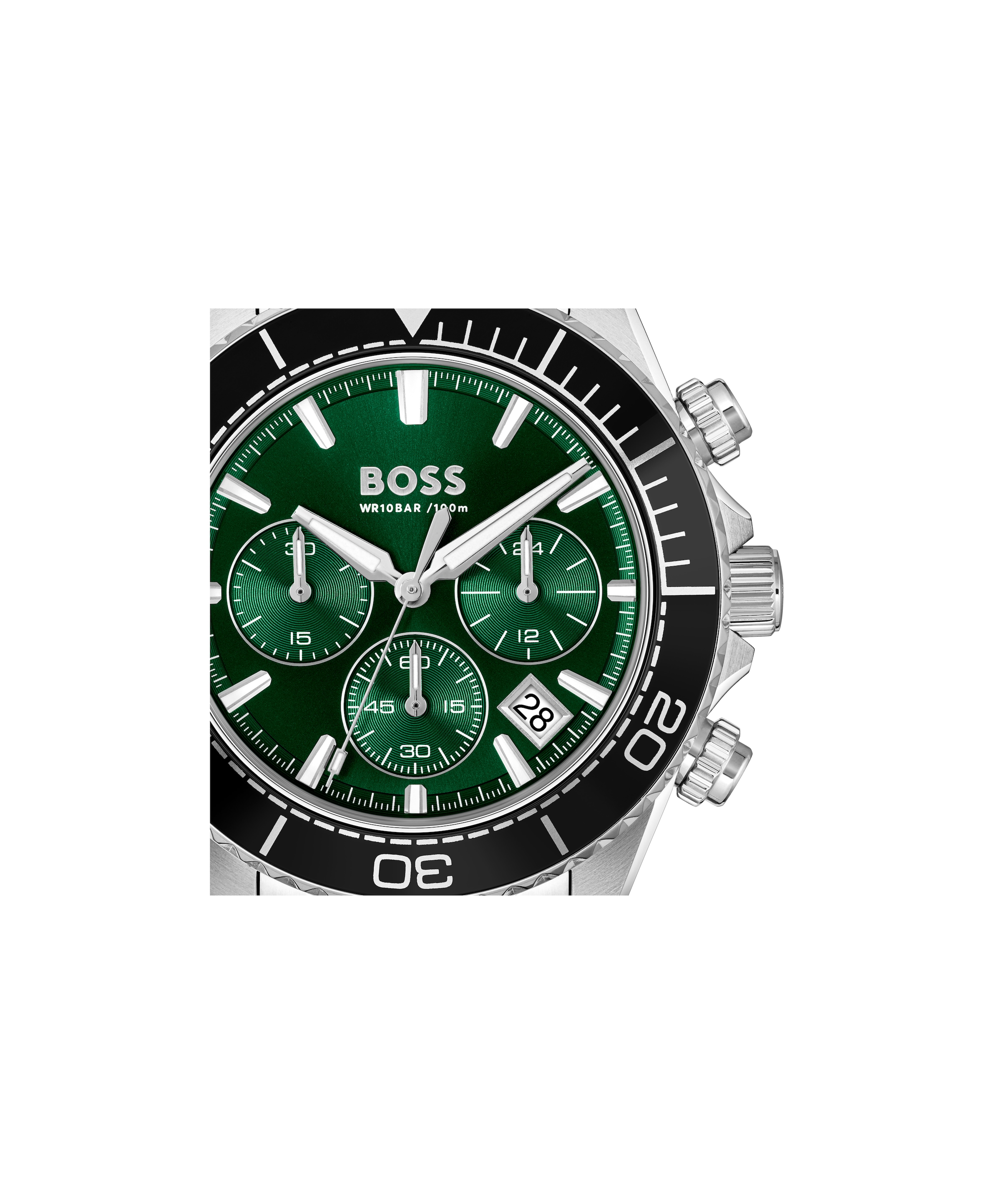 BOSS Chronograph »SEALINER« Quarzuhr, Armbanduhr, Herrenuhr, Edelstahlarmband, analog, Tag