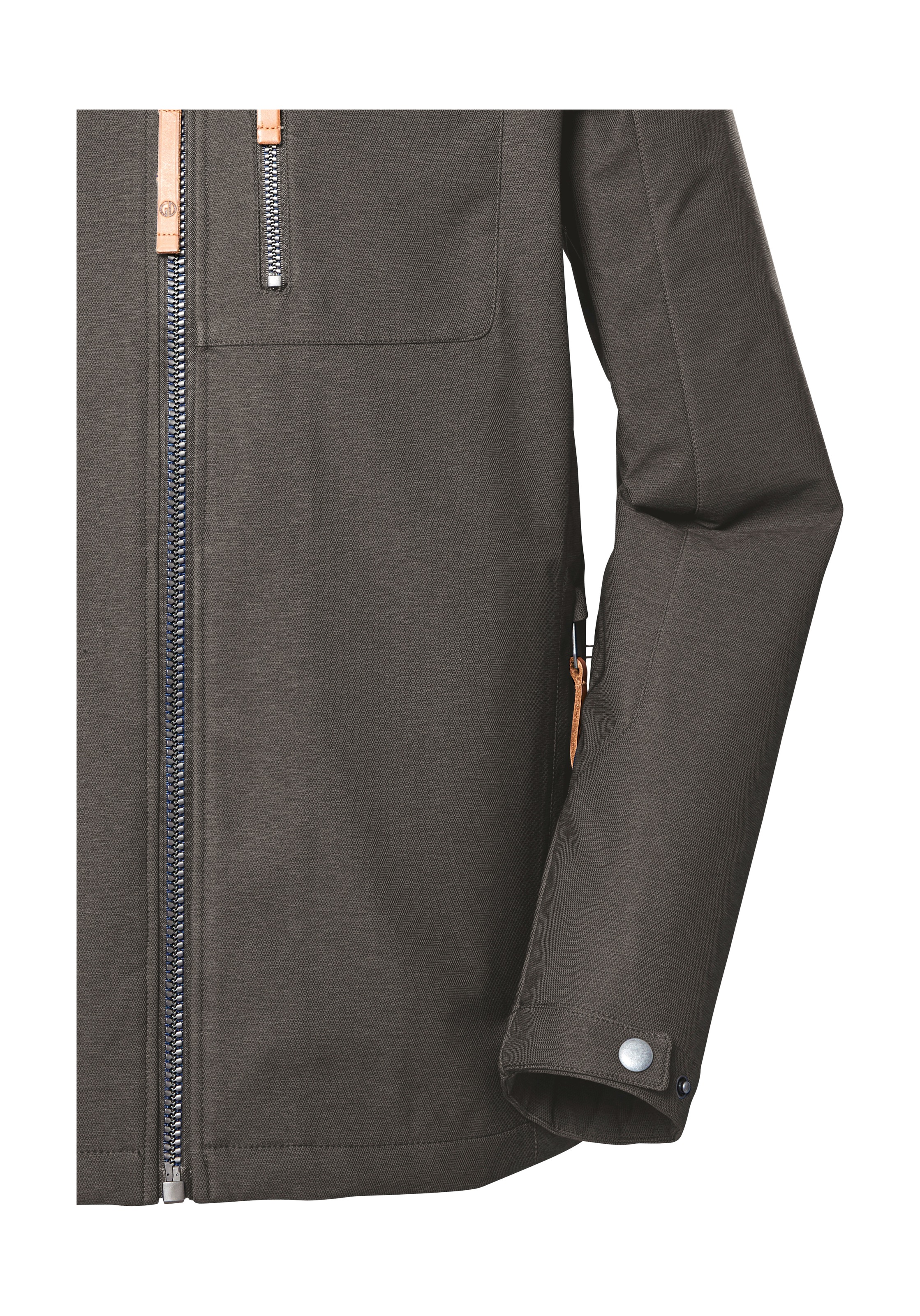 G.I.G.A. DX by killtec Softshelljacke »GS 7 MN SFTSHLL JCKT«, Herren Softshelljacke: wasserabweisend, abnehmbare Kapuze, nachhaltig