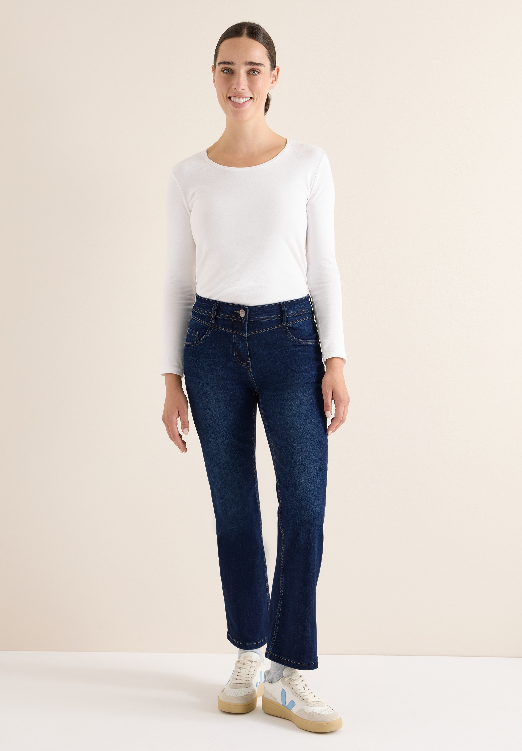 Cecil Slim-fit-Jeans High Waist