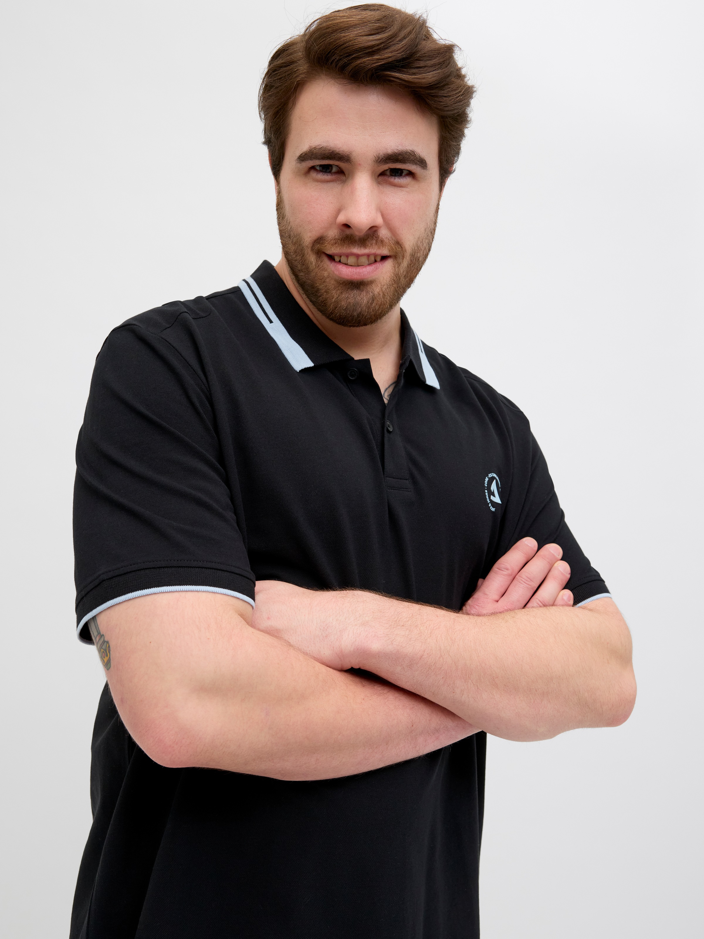 Jack & Jones PlusSize Poloshirt "JCOHASS LOGO POLO SS PLS" günstig online kaufen