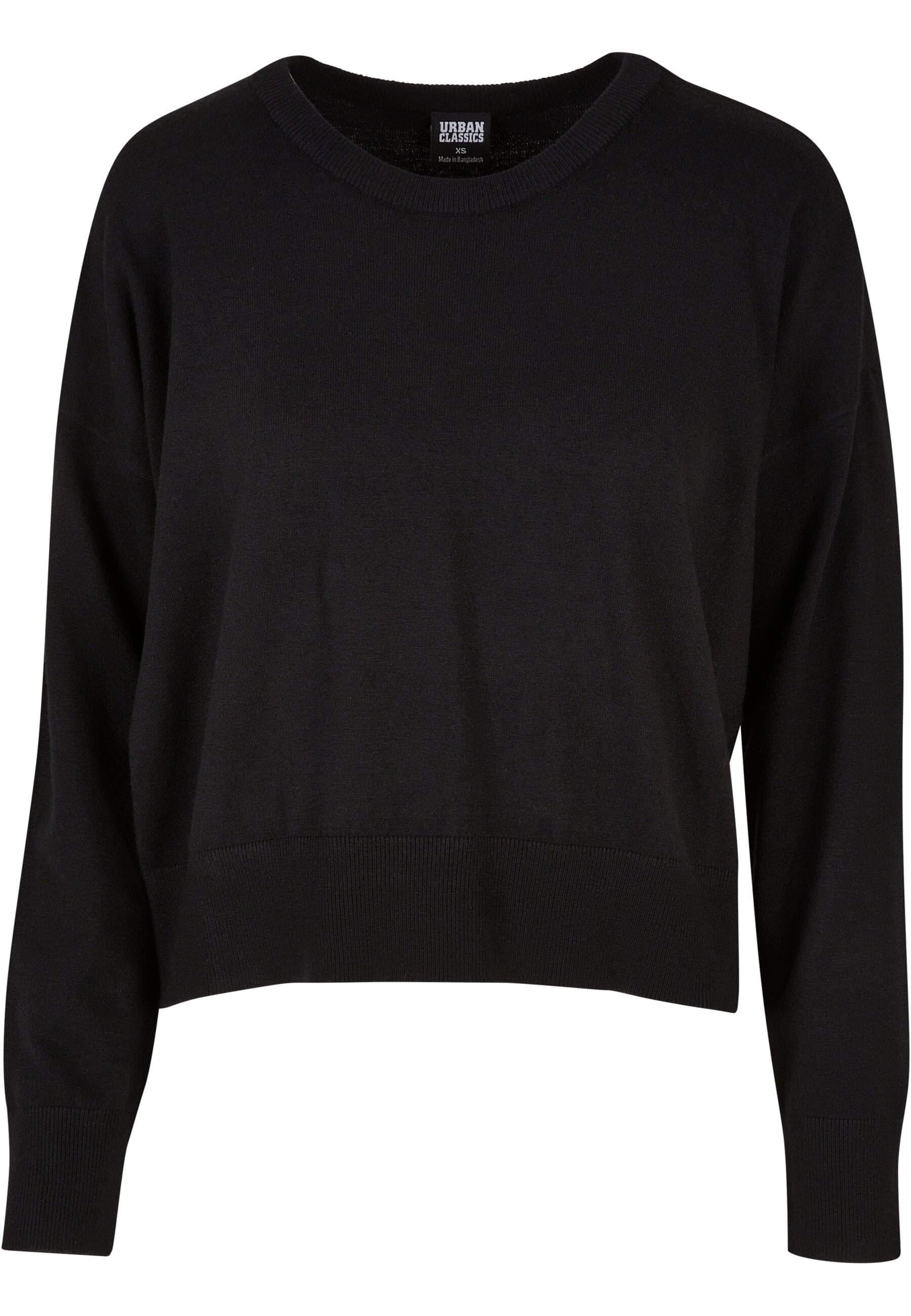 URBAN CLASSICS Rundhalspullover »Urban Classics Damen Ladies Eco Viscose Oversized Basic Sweater«